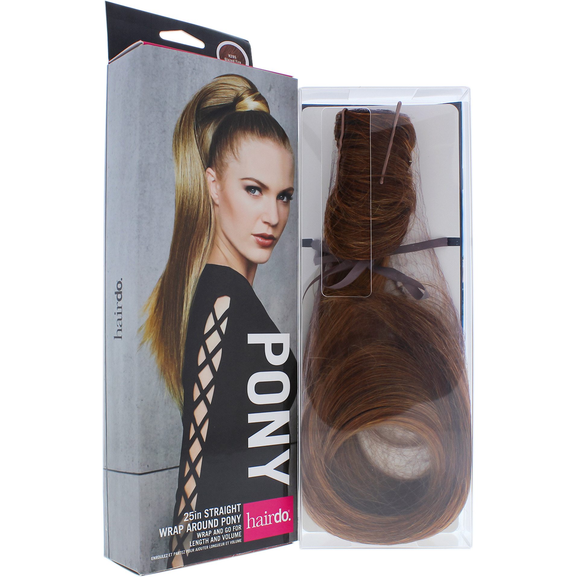 Straight Pony - R28S Glazed Fire by Hairdo for Women - 25 Inch Hair Extension