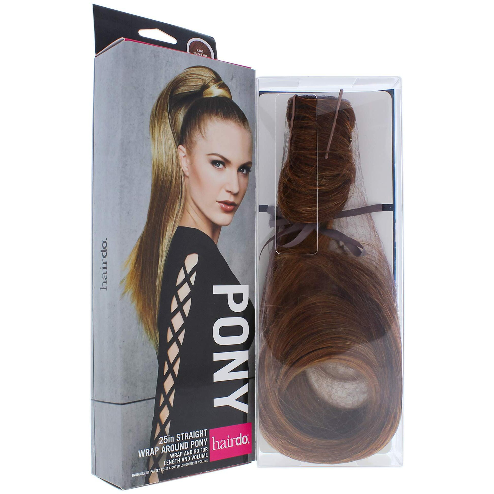 Straight Pony - R28S Glazed Fire by Hairdo for Women - 25 Inch Hair Extension