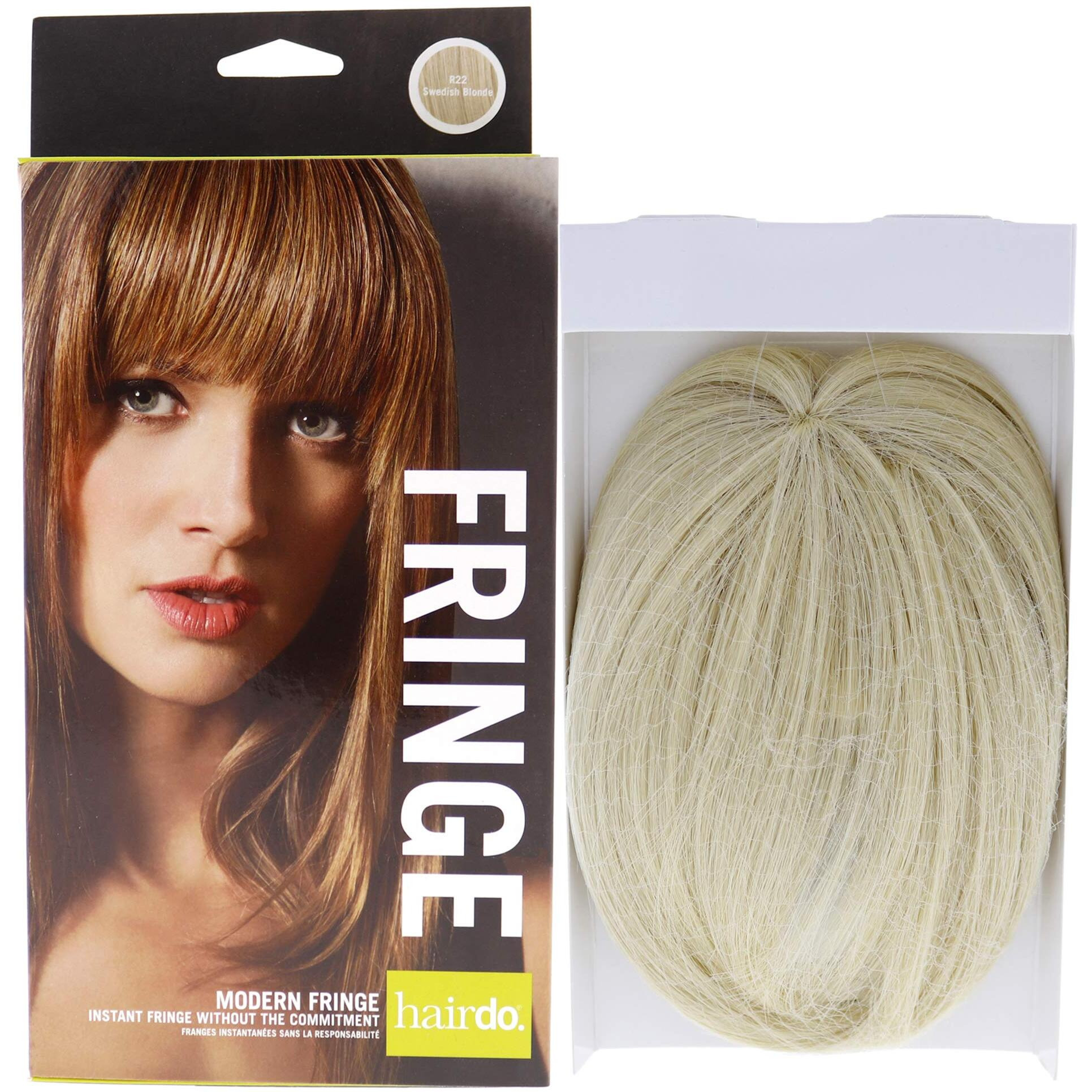 Modern Fringe Clip In Bang - R22 Swedish Blonde by Hairdo for Women - 1 Pc Hair Extension