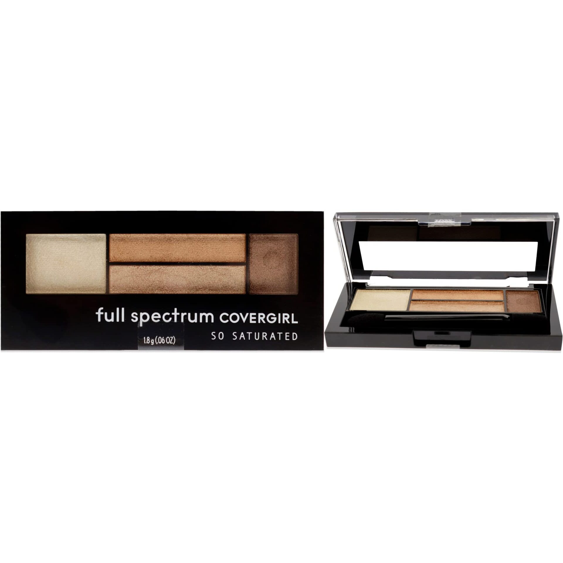 Full Spectrum So Saturated Eye Shadow Palette - Steady by CoverGirl for Women - 0.06 oz Eye Shadow