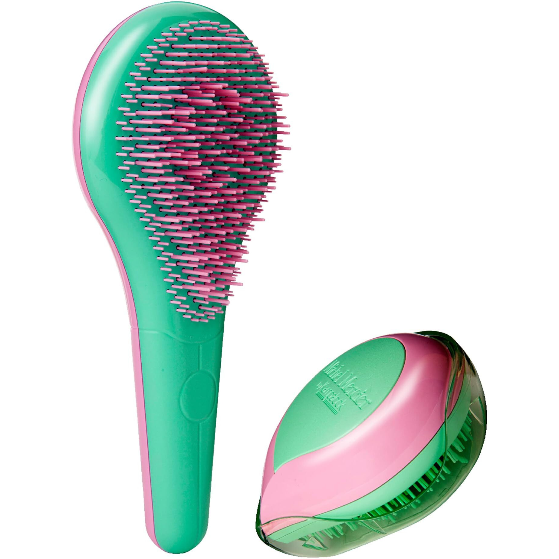 Home and Travel Detangler Set - Regular Hair by Michel Mercier for Unisex - 2 Pc The Classic Detangler Brush, The Travel Detangler Brush