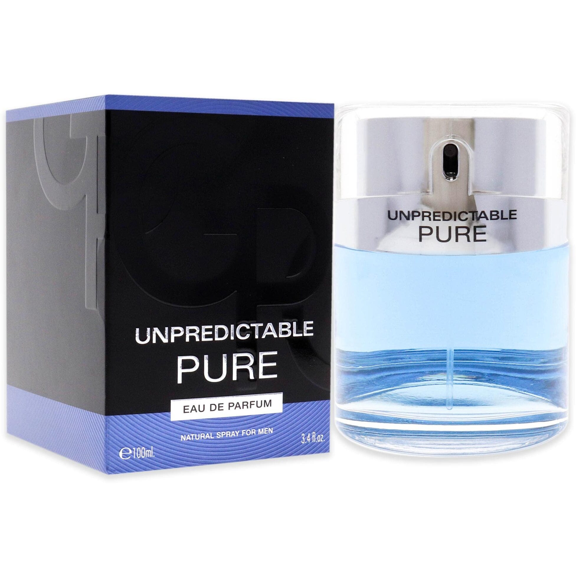 Unpredictable Pure by Glenn Perri, 3.4 oz Eau De Parfum Spray for Men