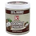 Fantasia Ic Coconut Styling Gel Nourish and Moisturize, 20 Ounce