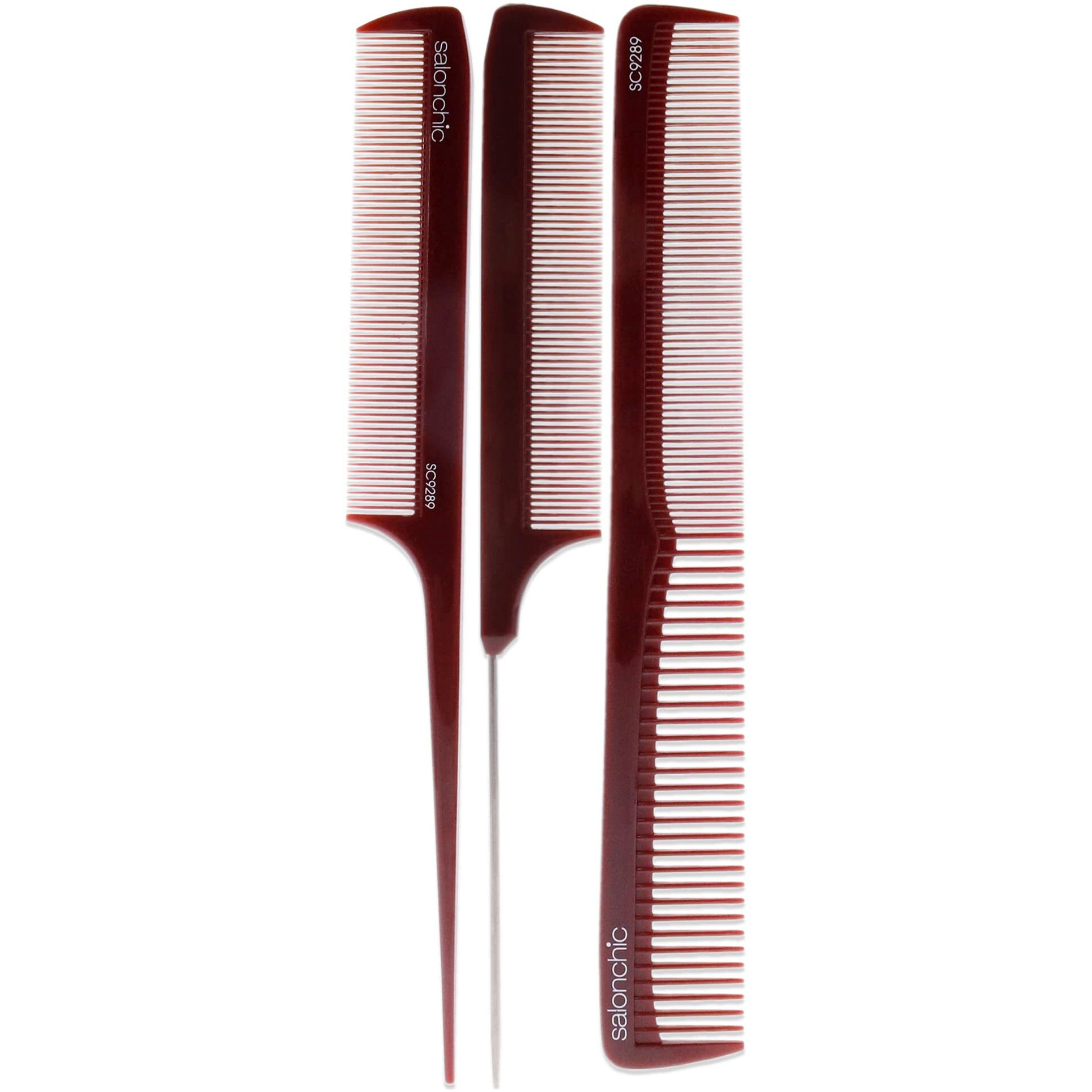 SalonChic Comb Set by SalonChic for Unisex - 3 Pc Comb