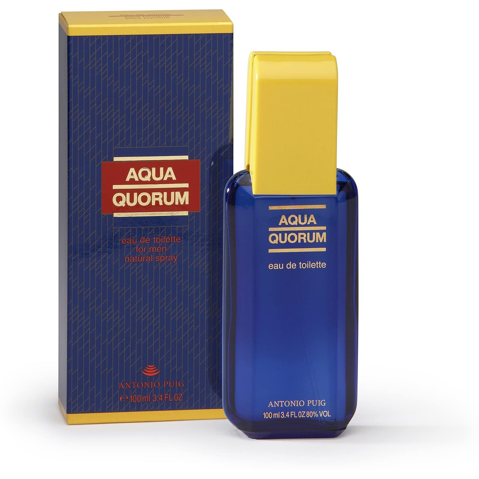 Aqua Quorum by Antonio Puig for Men - 3.4 oz EDT Spray
