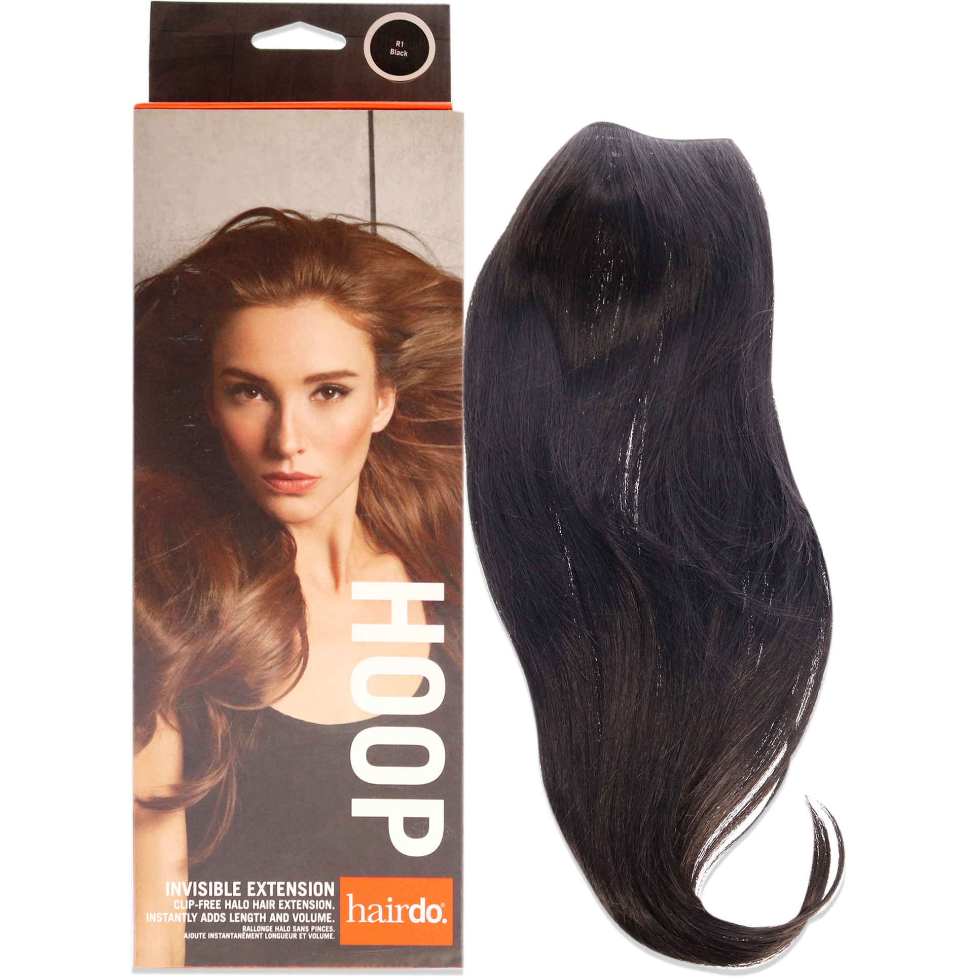 Invisible Extension - R1 Black by Hairdo for Women - 1 Pc Hair Extension
