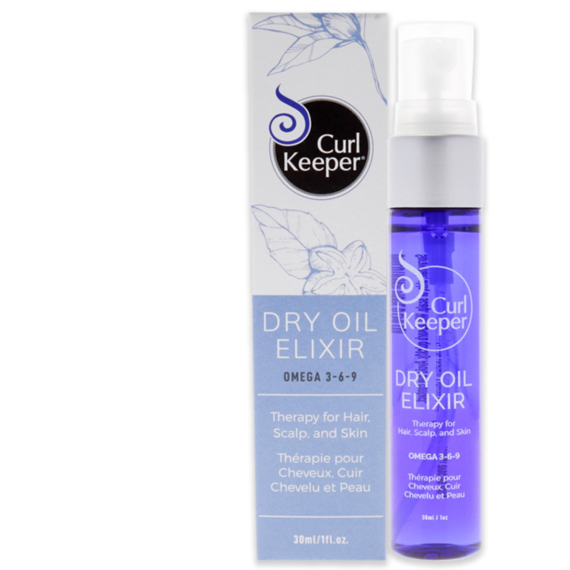 Dry Oil Elixir by Curl Keeper for Unisex - 1 oz Oil