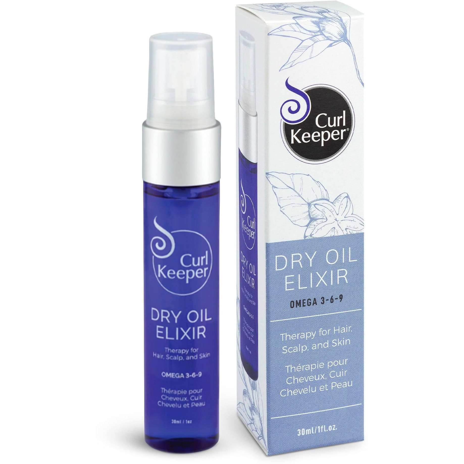 Dry Oil Elixir by Curl Keeper for Unisex - 1 oz Oil