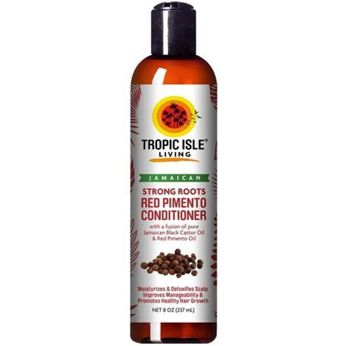 Tropic Isle Living Jamaican Strong Roots Red Pimento Conditioner, 8 Ounce
