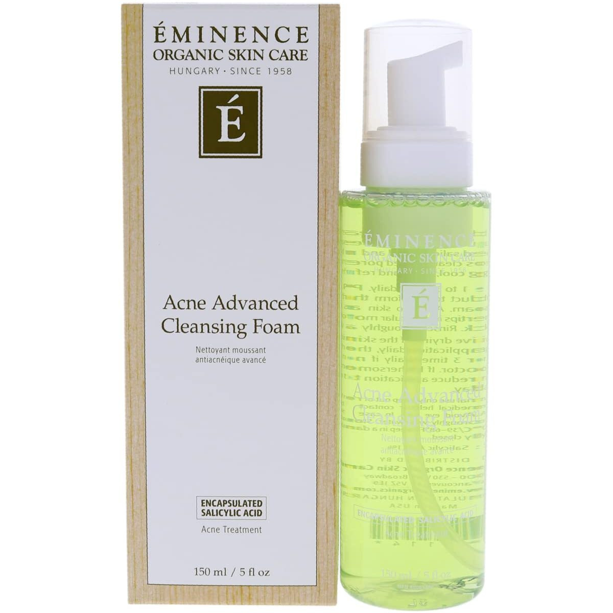 Acne Advanced Cleansing Foam by Eminence for Unisex - 5 oz Cleanser