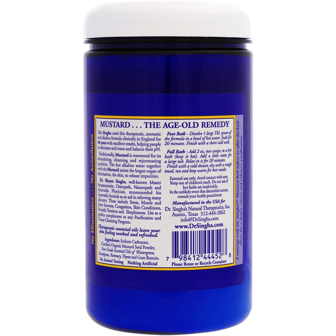 Dr Singhas Mustard Bath - Mustard Bath 28 Oz - 1 Each - 28 Oz(D0102H5N8AP)