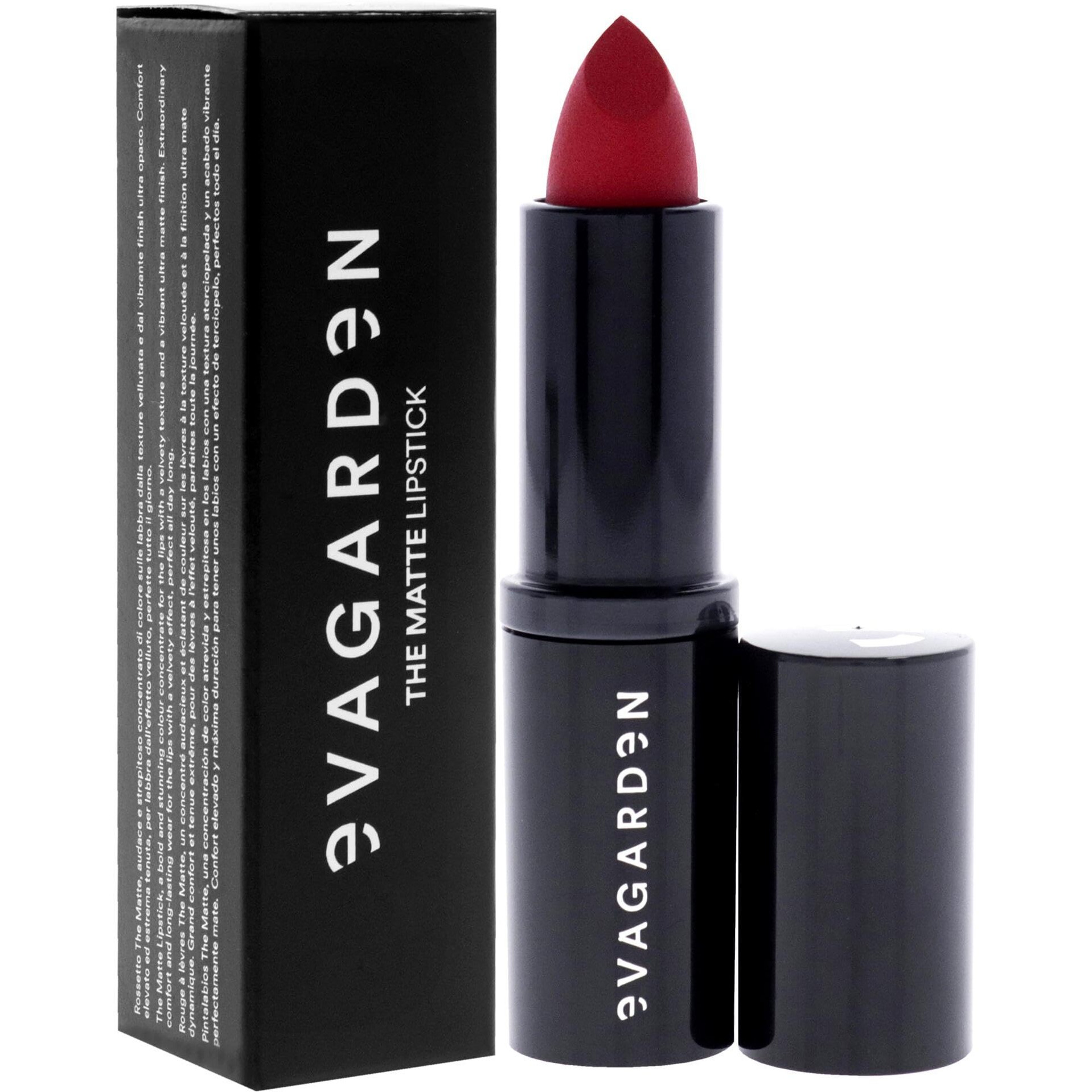 The Matte Lipstick - 639 Retro Red by Evagarden for Women - 0.10 oz Lipstick
