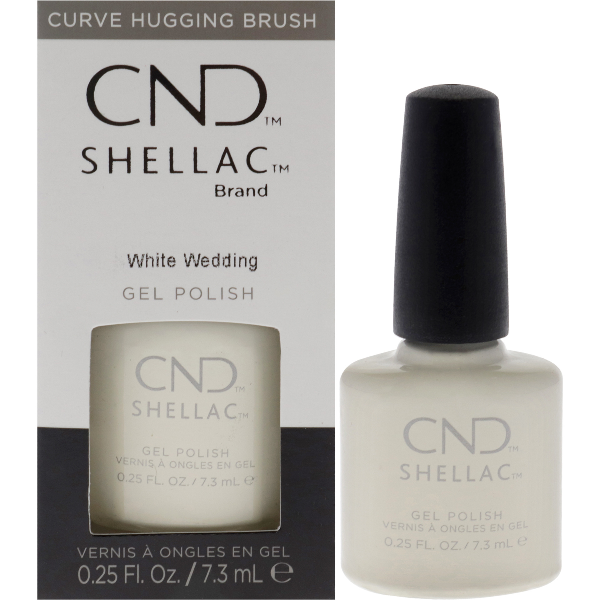 Shellac Nail Polish - White Wedding by CND for Women - 0.25 oz Nail Polish