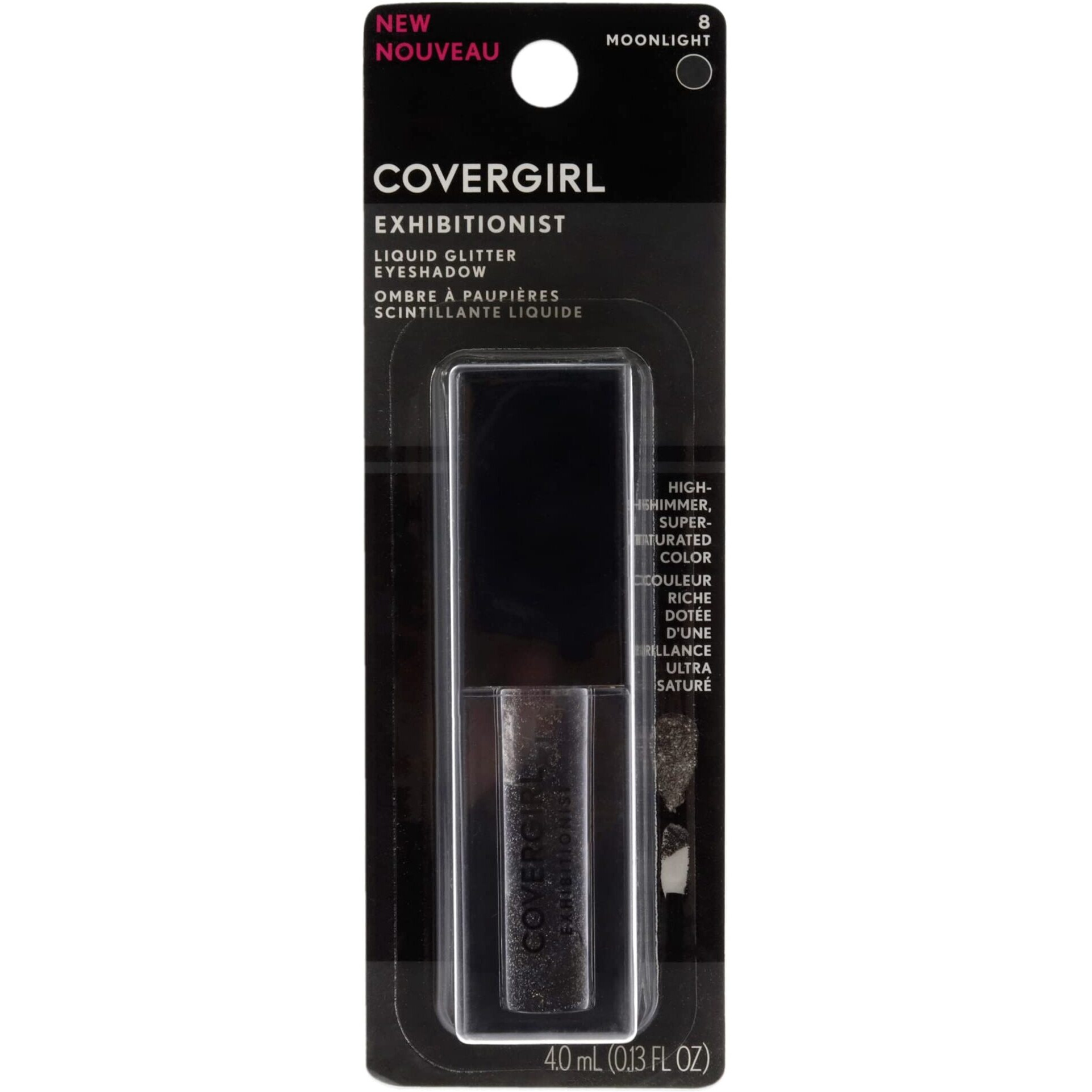 Exhibitionist Liquid Glitter Eyeshadow - 8 Moonlight by CoverGirl for Women - 0.13 oz Eye Shadow