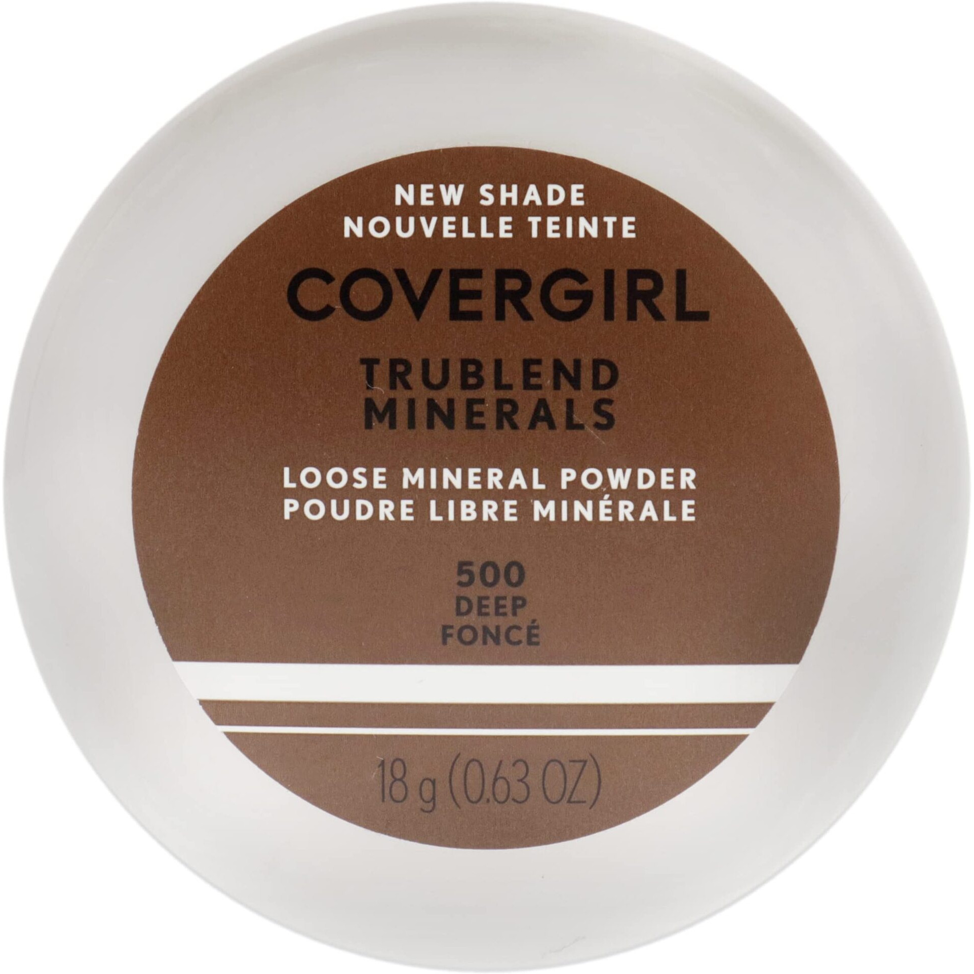 TruBlend Loose Mineral Powder - 500 Deep by CoverGirl for Women - 0.63 oz Powder