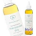 Moisture Love Seal with a Kiss Finishing oil for Hair Moisturizing and Polishing. Curly Hair Care Product with Argan Oil and Castor Oil. Sulfate Free. 8oz