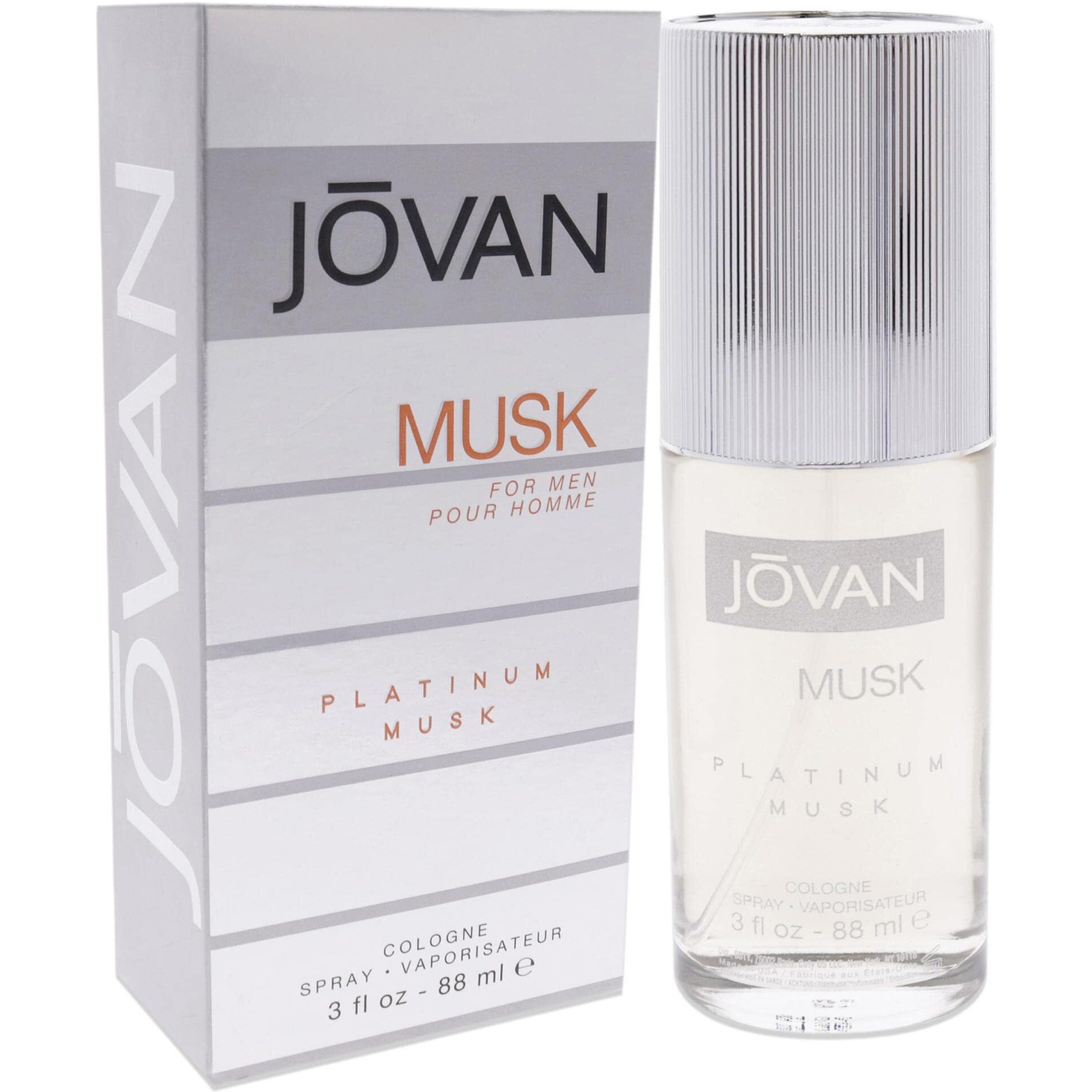 Jovan Platinum Musk by Jovan, 3 oz Eau De Cologne Spray for Men