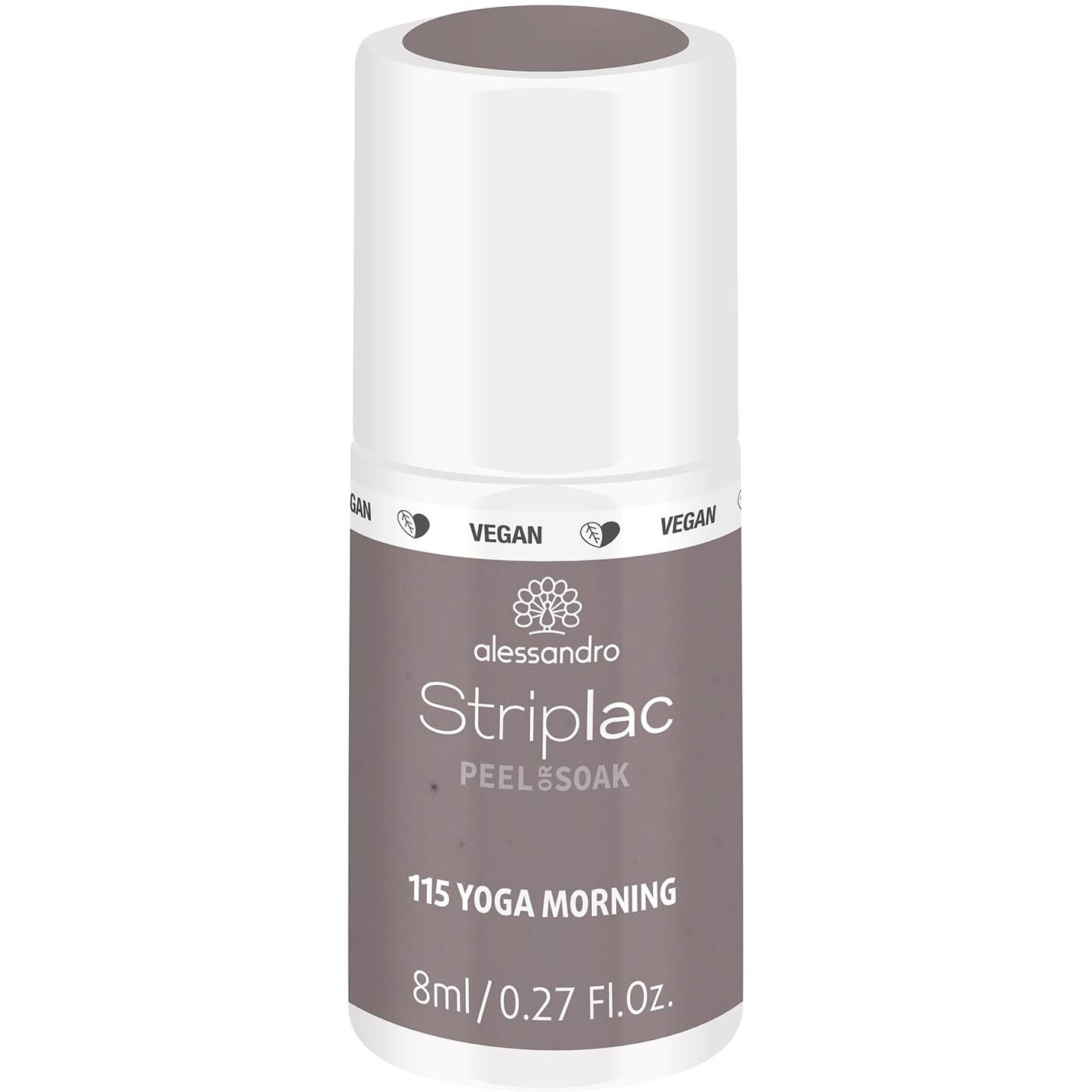 Striplac Peel or Soak - 115 Yoga Morning by Alessandro for Women - 0.27 oz Nail Polish