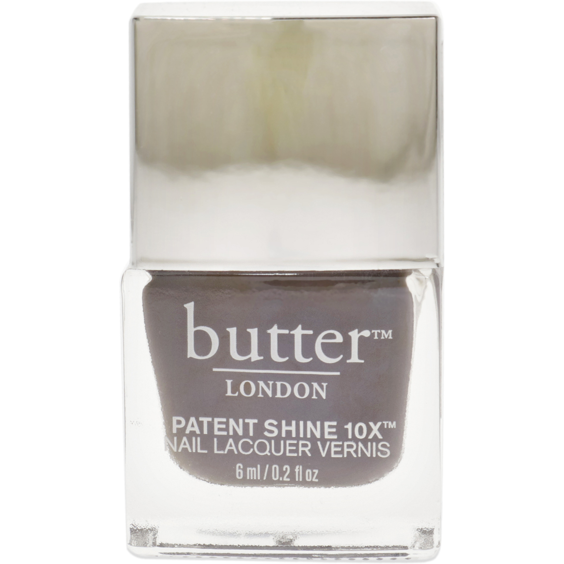 Patent Shine 10X Nail Lacquer - Mink Grey by Butter London for Women - 0.2 Nail Polish