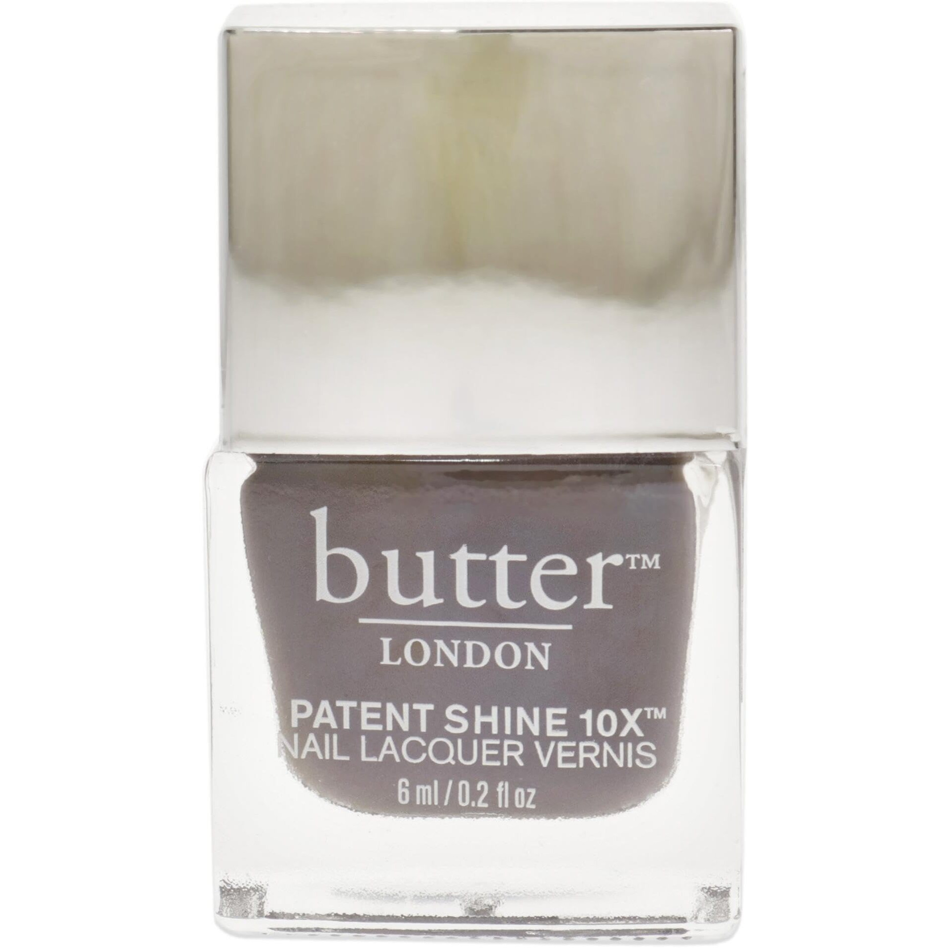 Patent Shine 10X Nail Lacquer - Mink Grey by Butter London for Women - 0.2 Nail Polish