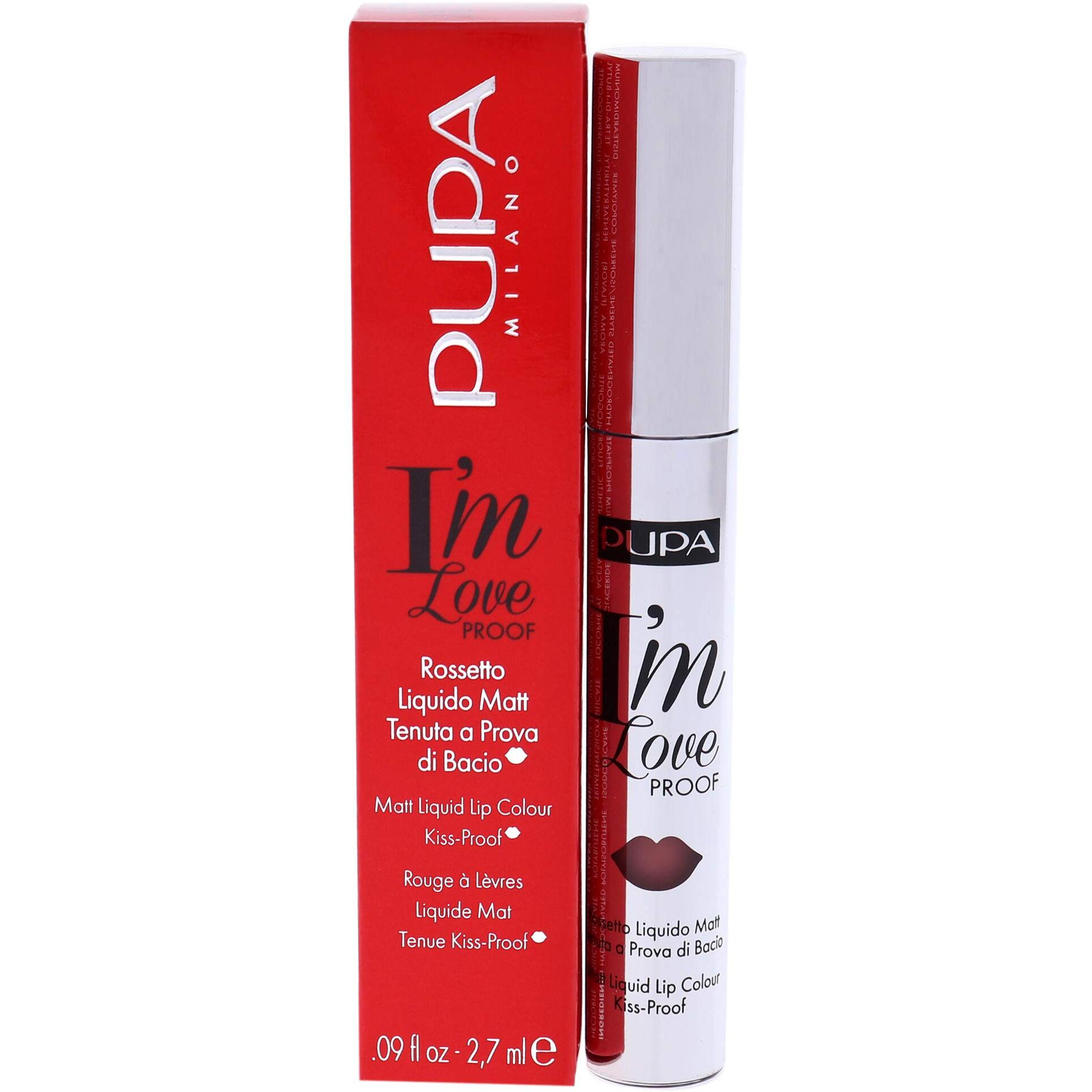 I Am Love Proof Matt Liquid Lip Color - 002 Delicate Nude by Pupa Milano for Women - 0.09 oz Lipstick