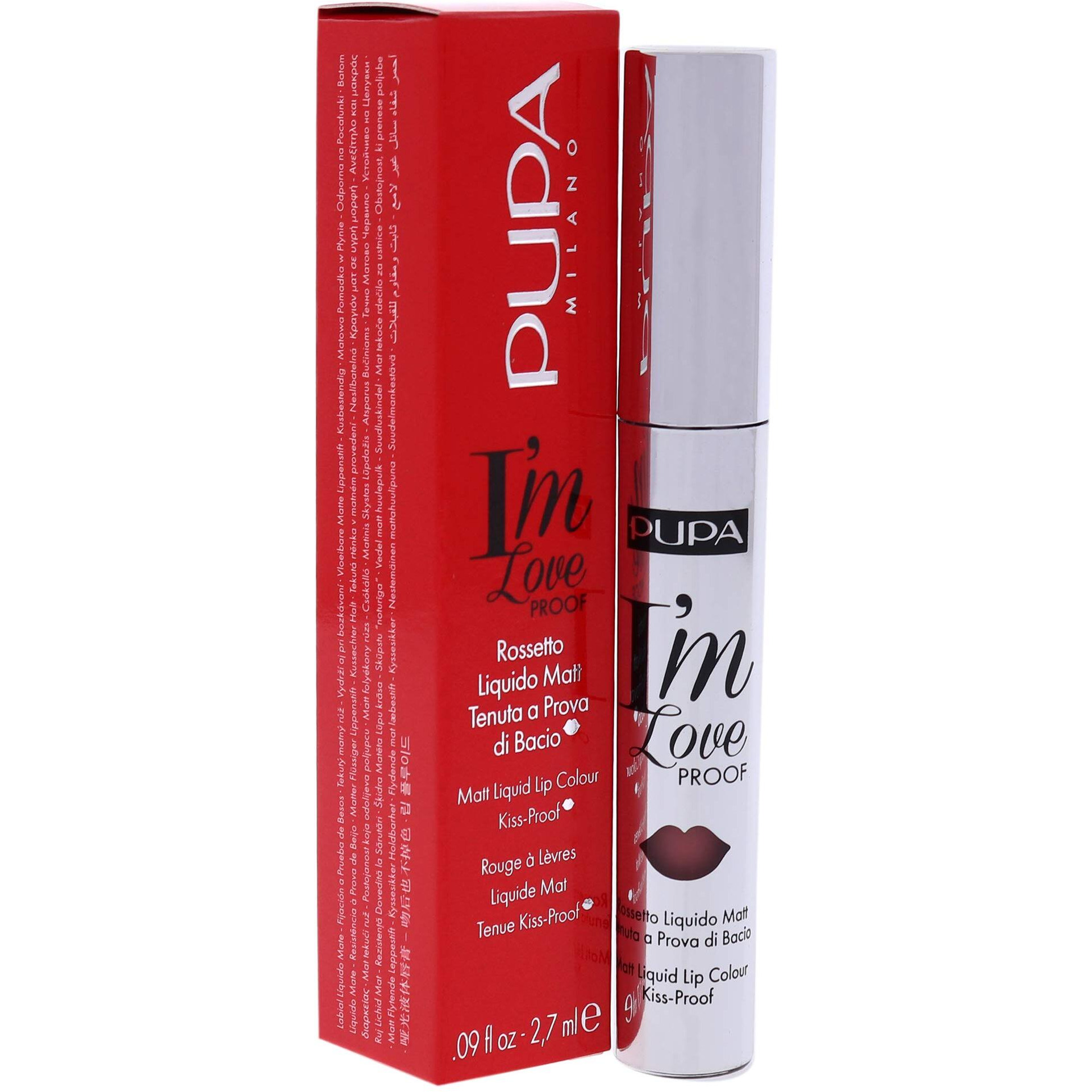I Am Love Proof Matt Liquid Lip Color - 002 Delicate Nude by Pupa Milano for Women - 0.09 oz Lipstick