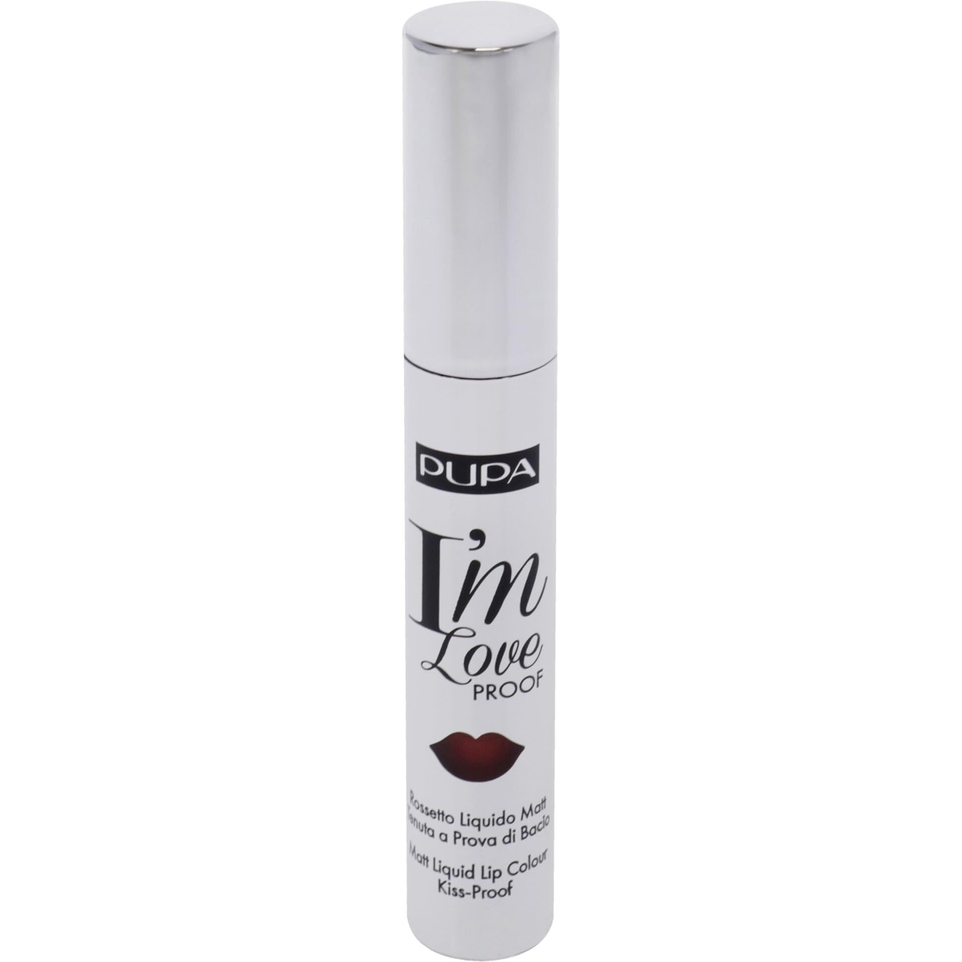 I Am Love Proof Matt Liquid Lip Color - 010 Fire Red by Pupa Milano for Women - 0.09 oz Lipstick