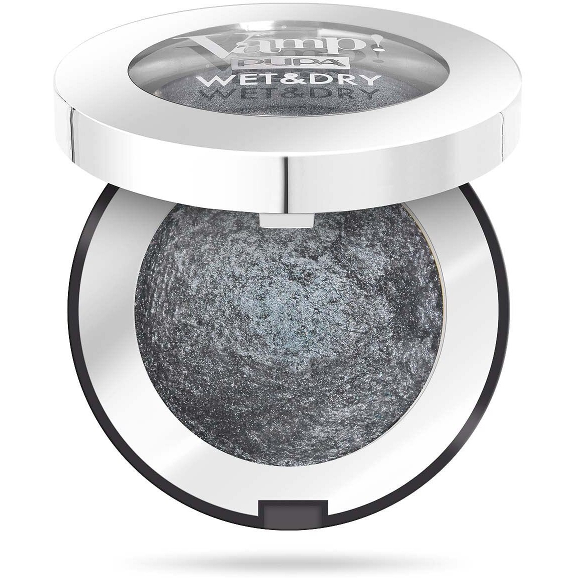 Vamp Wet and Dry Baked Eyeshadow - 305 Anthracite Grey by Pupa Milano for Women - 0.035 oz Eye Shadow