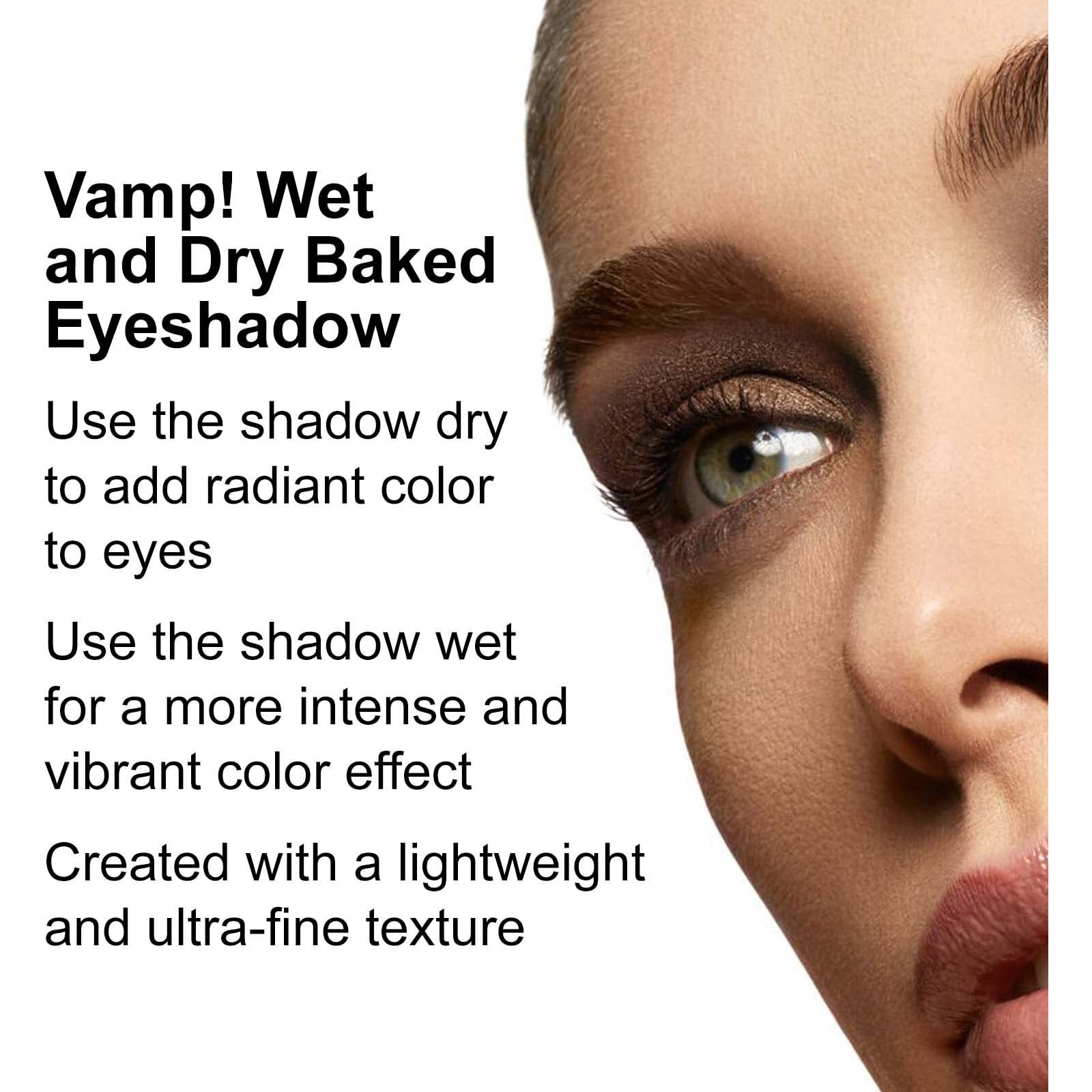 Vamp Wet and Dry Baked Eyeshadow - 305 Anthracite Grey by Pupa Milano for Women - 0.035 oz Eye Shadow