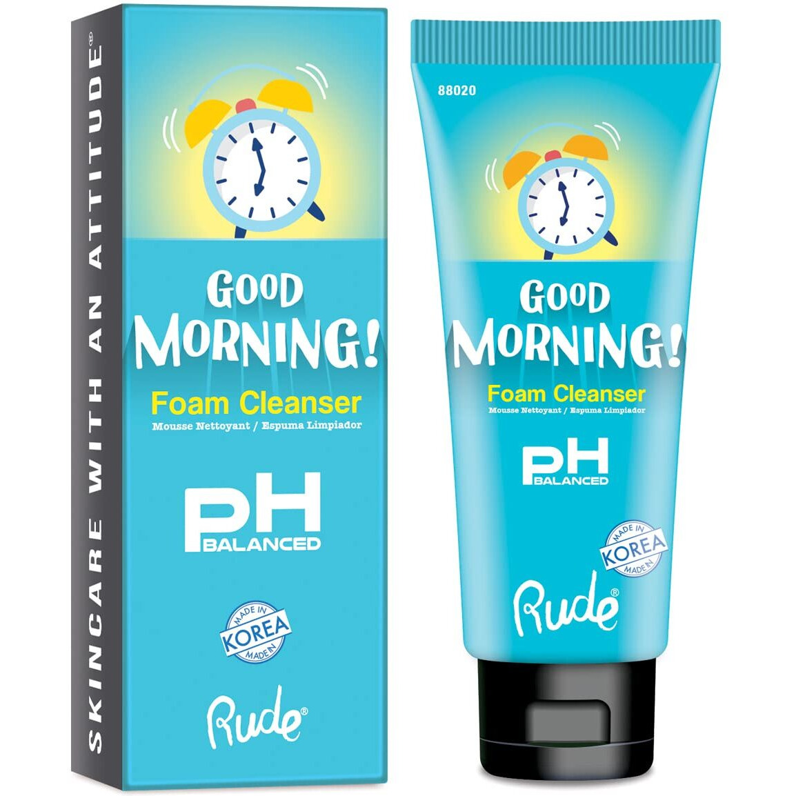 RUDE good Morning Foam cleanser(D0102H2BRPY)