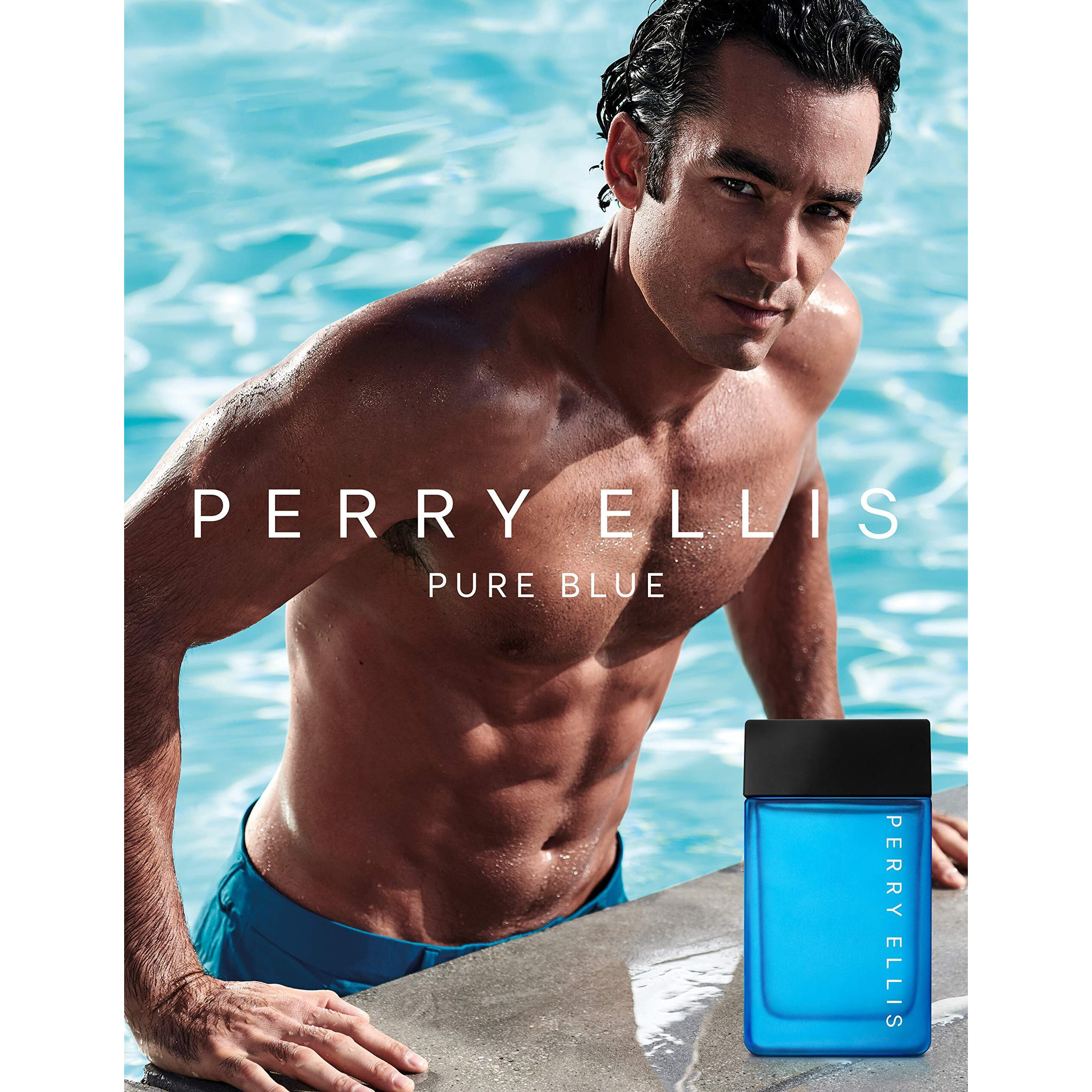 Perry Ellis Pure Blue by Perry Ellis Eau De Toilette Spray 3.4 oz(D0102HA7LKV.)
