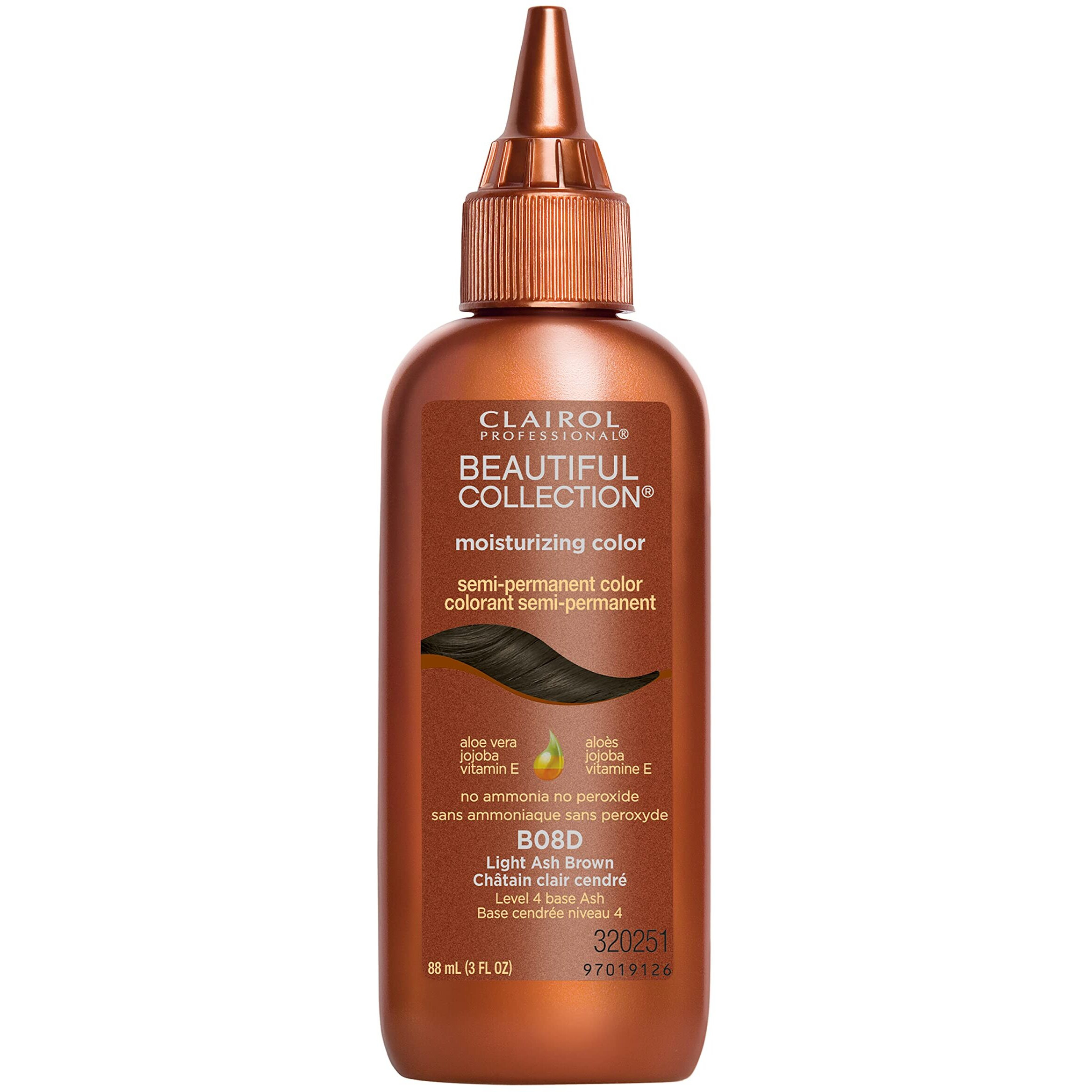 Clairol Professional Beautiful Collection Hair Color, 8d Light Ash Brown, 3 oz
