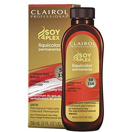 Clairol Professional Permanent Liquicolor for Blonde Hair Color, 5r Lightest Red Brown, 2 oz
