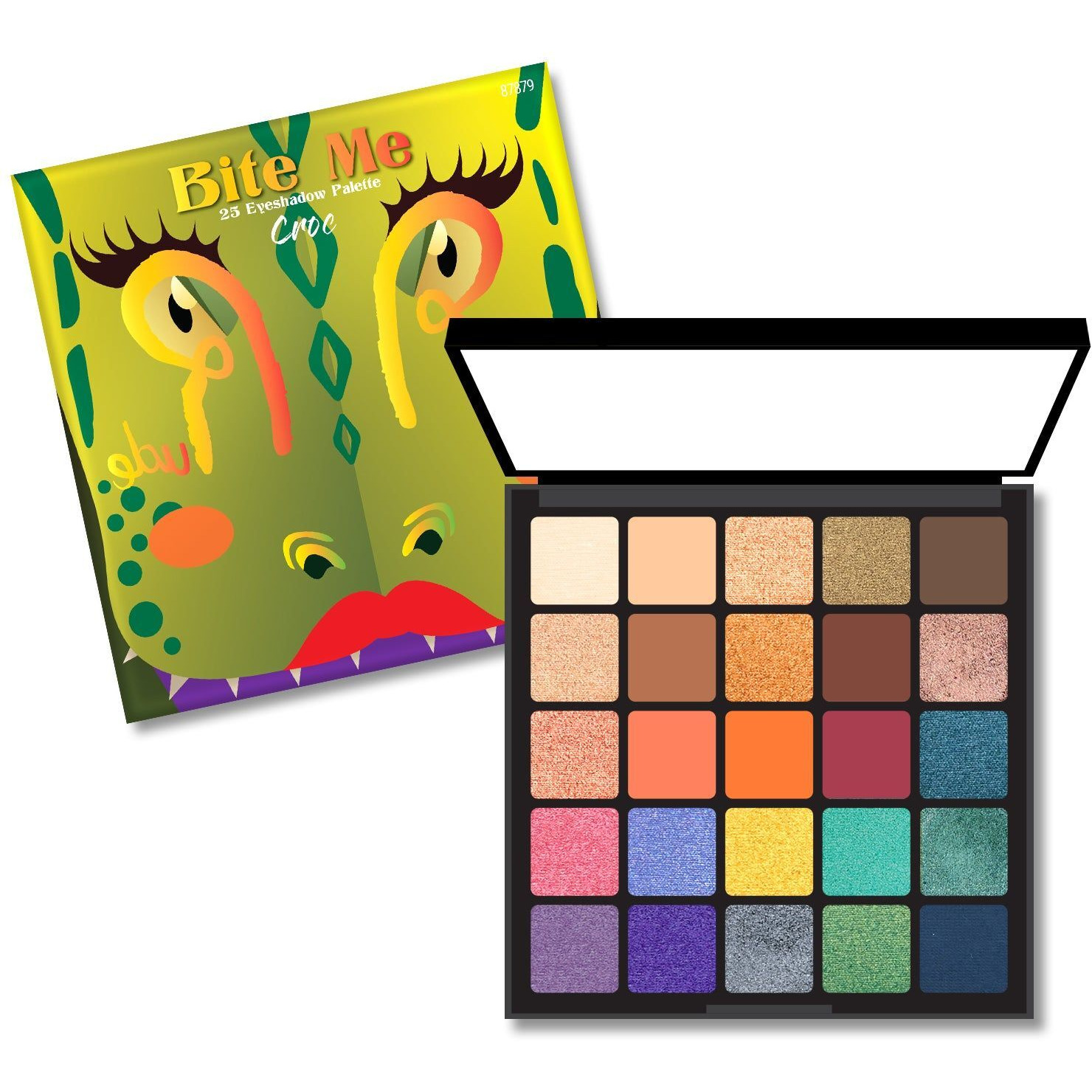 RUDE Bite Me 25 Eyeshadow Palette - croc(D0102H2B73Y)