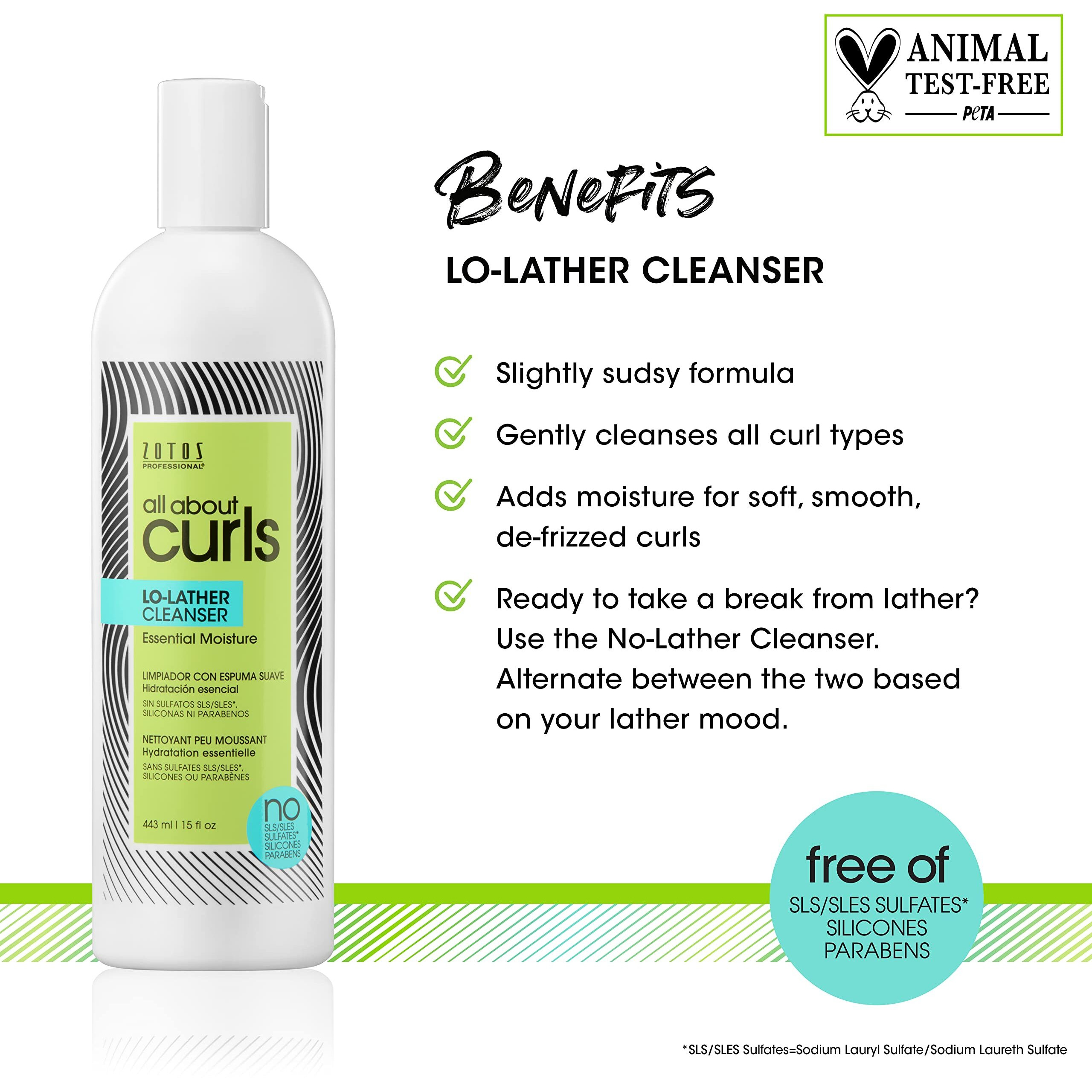 Lo-Lather Cleanser by All About Curls for Unisex - 15.0 oz Cleanser