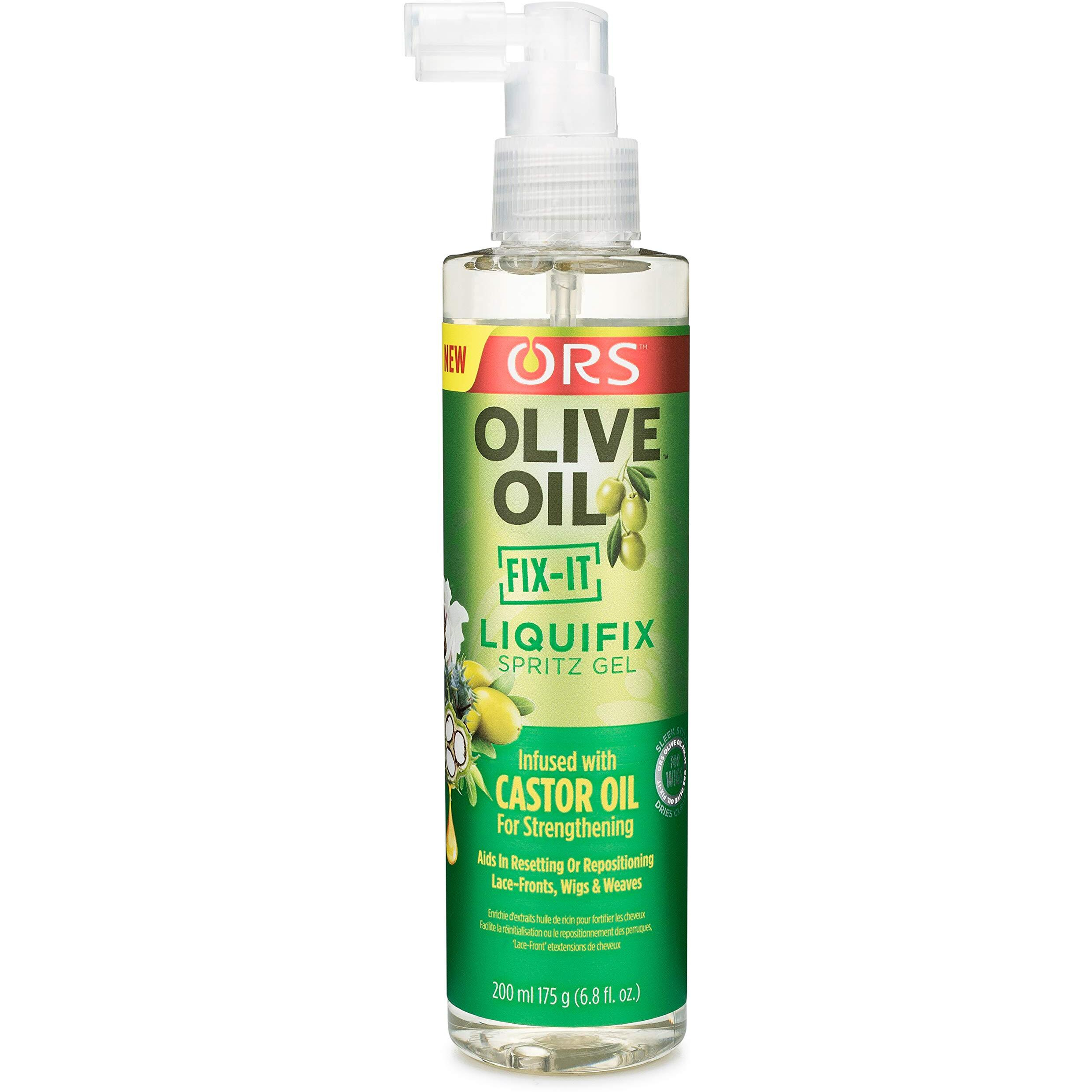 ORS Olive Oil FIX-IT Liquifix Spritz Gel 7 Ounce (Pack of 4)