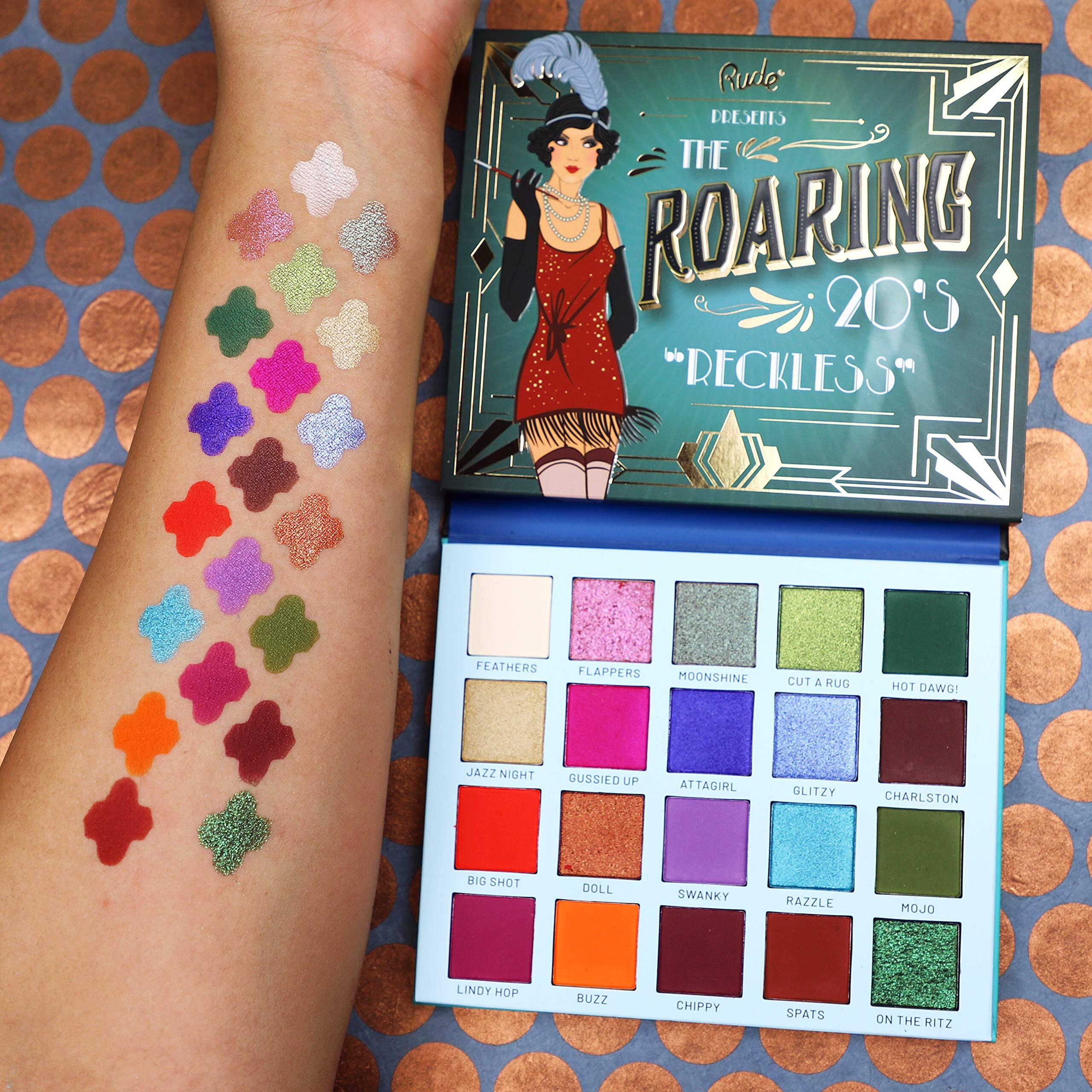 The Roaring 20s Eyeshadow Palette - Reckless by Rude Cosmetics for Women - 1.06 oz Eye Shadow