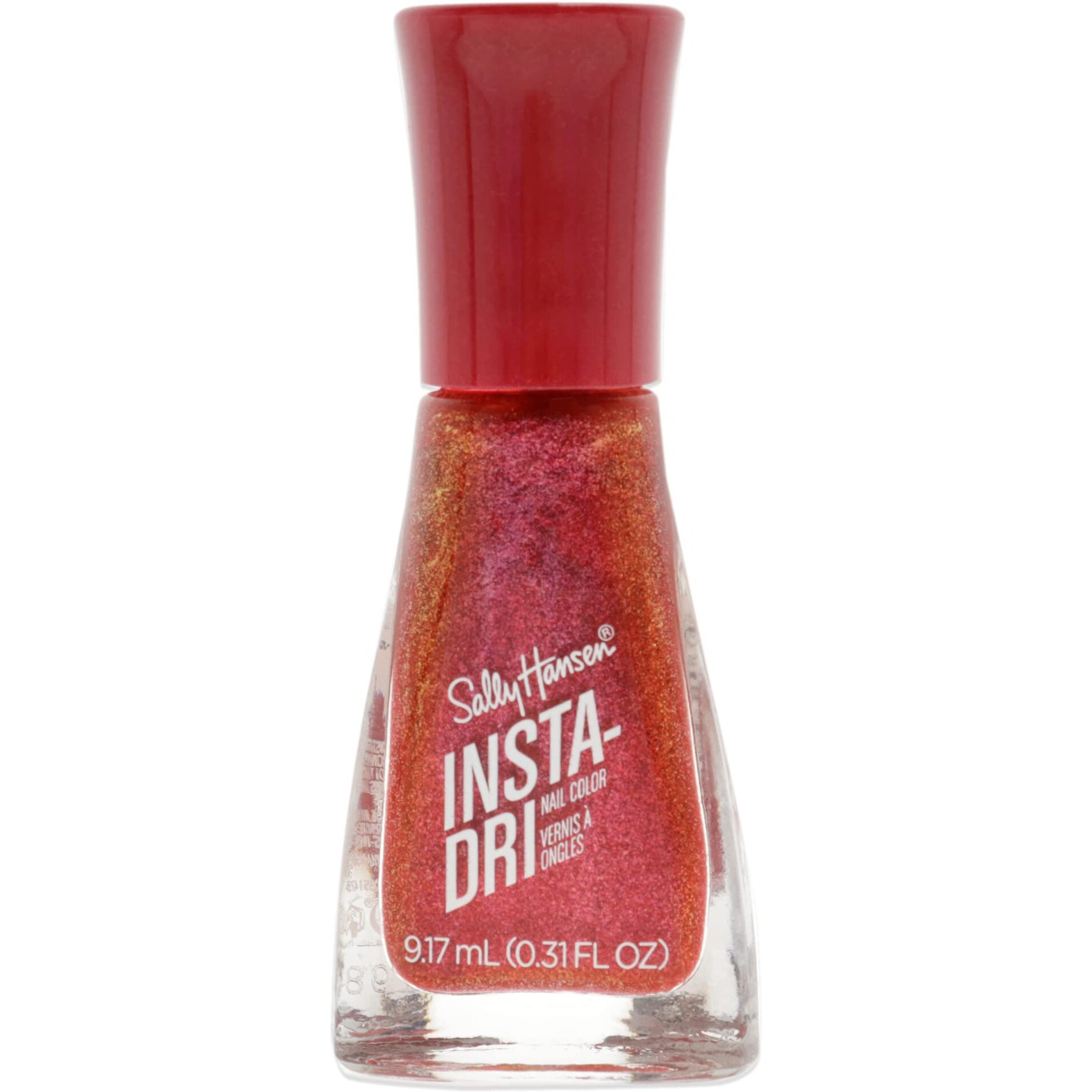 Insta-Dri Nail Color - 655 Cherry on the Top by Sally Hansen for Women - 0.31 oz Nail Polish