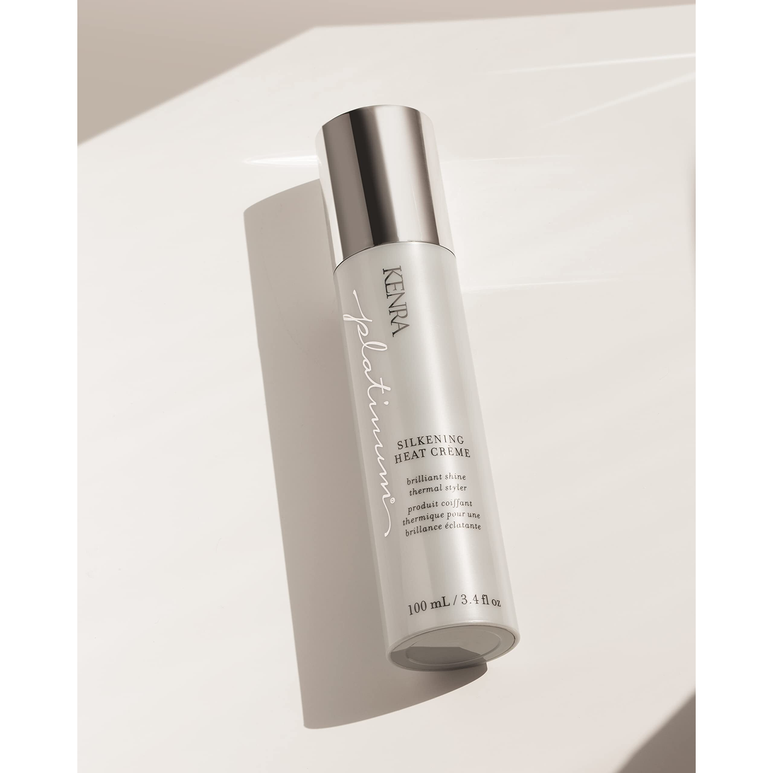 Platinum Silkening Heat Creme by Kenra for Unisex - 3.4 oz Cream