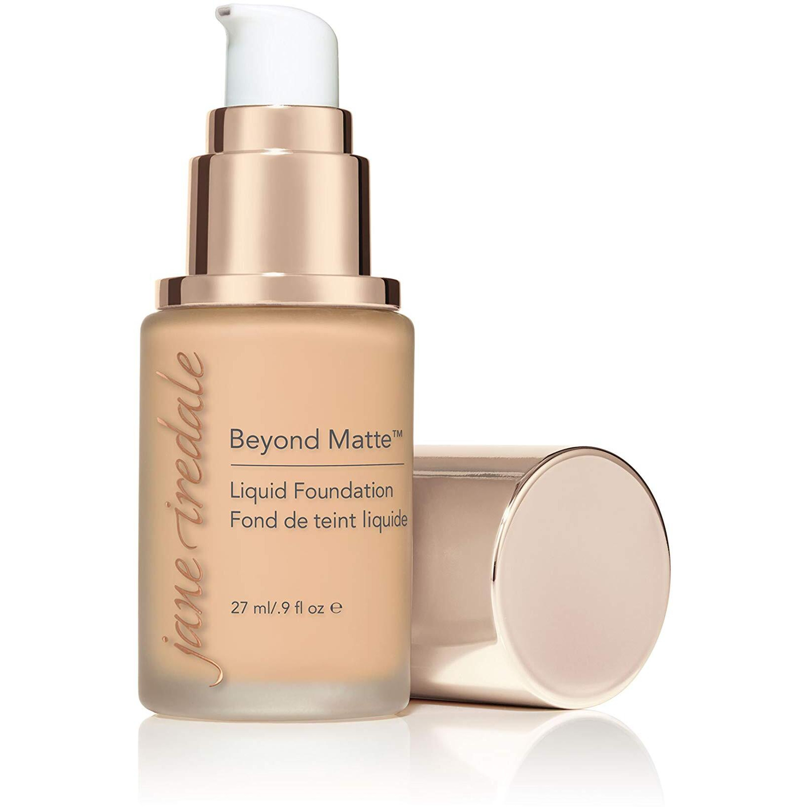 Beyond Matte Liquid Foundation - M3 Light To Medium With Peach-Pink Undertones by Jane Iredale for Women - 0.9 oz Foundation