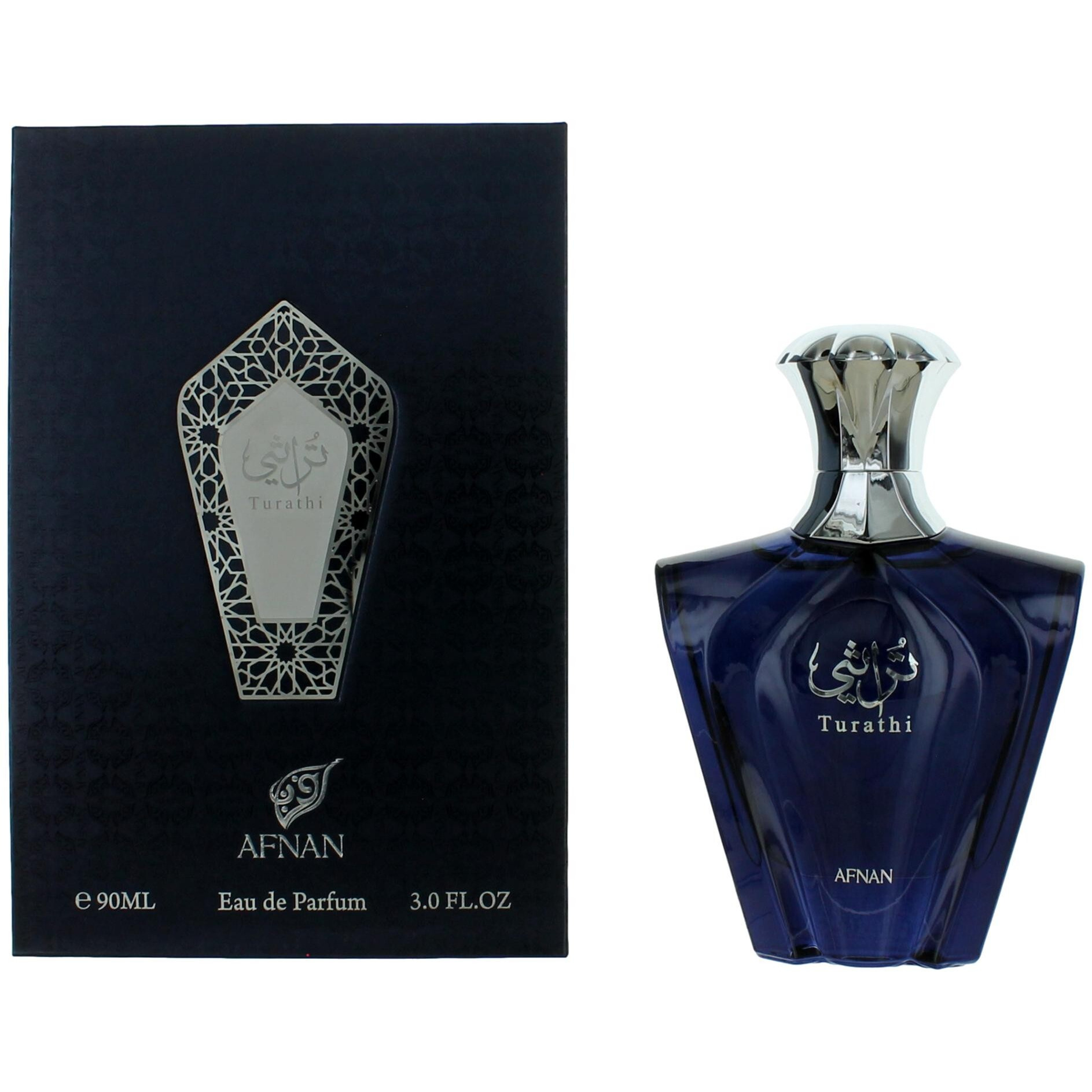 Turathi Blue by Afnan, 3 oz Eau De Parfum Spray for Men