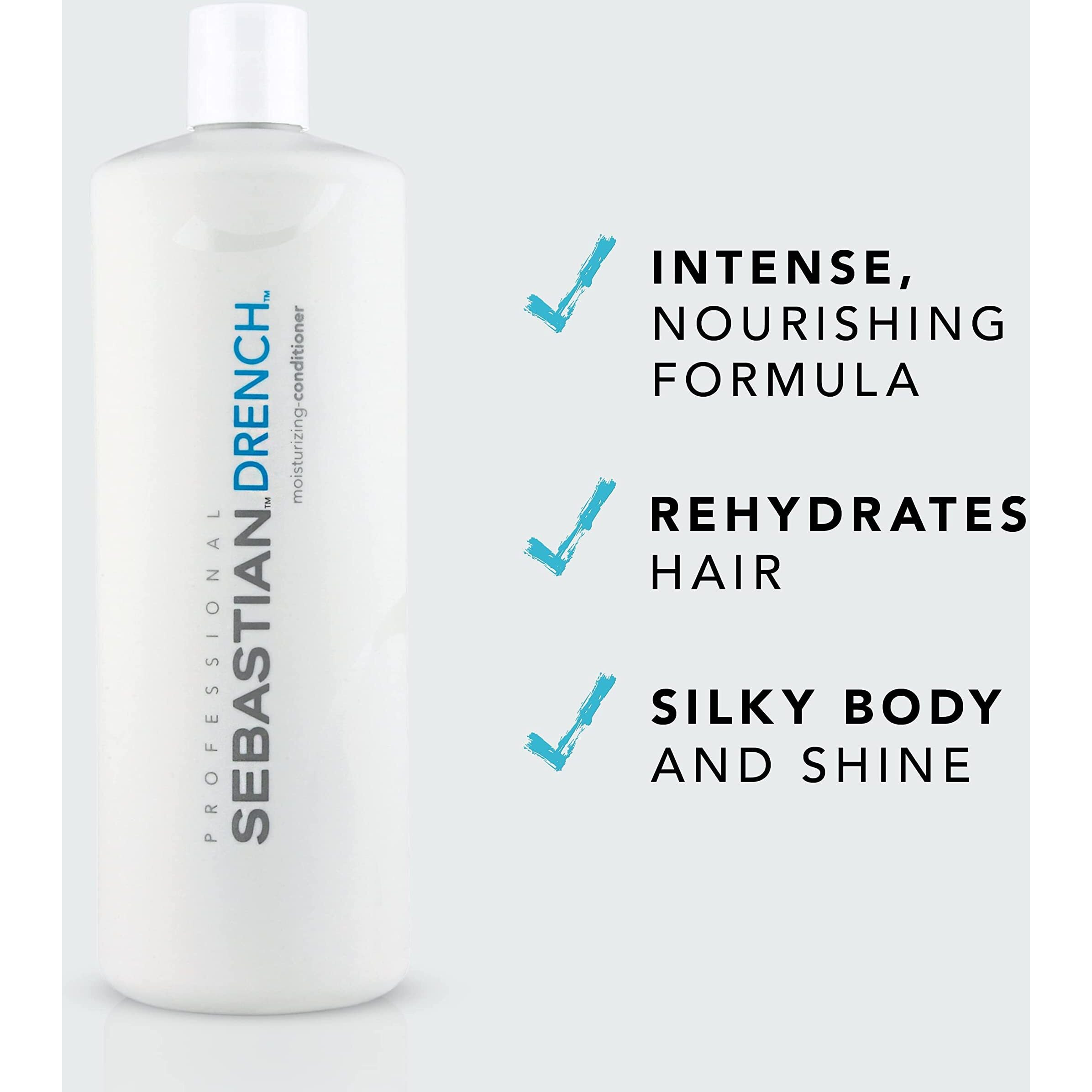Drench Moisturizing Conditioner by Sebastian for Unisex - 33.8 oz Conditioner