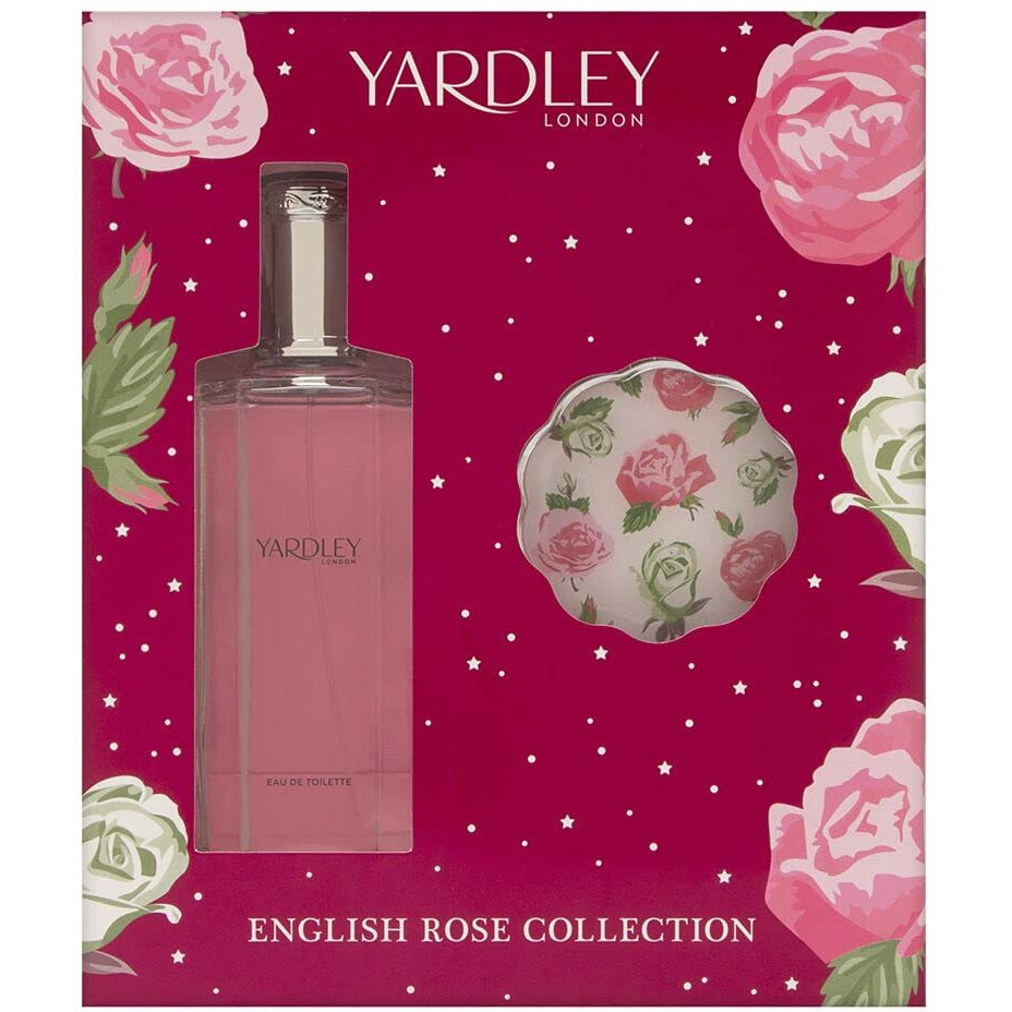 English Rose Yardley by Yardley London Gift Set -- 4.2 oz Eau De Toilette Spray + Compact Mirror(D0102HAXQDU.)