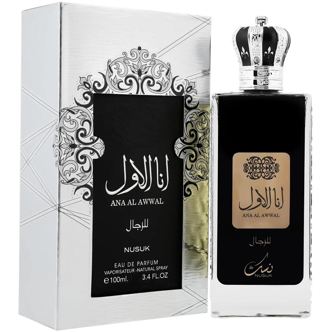 Ana Al Awwal by Nusuk Eau De Parfum Spray 3.4 oz(D0102HA7RAY.)