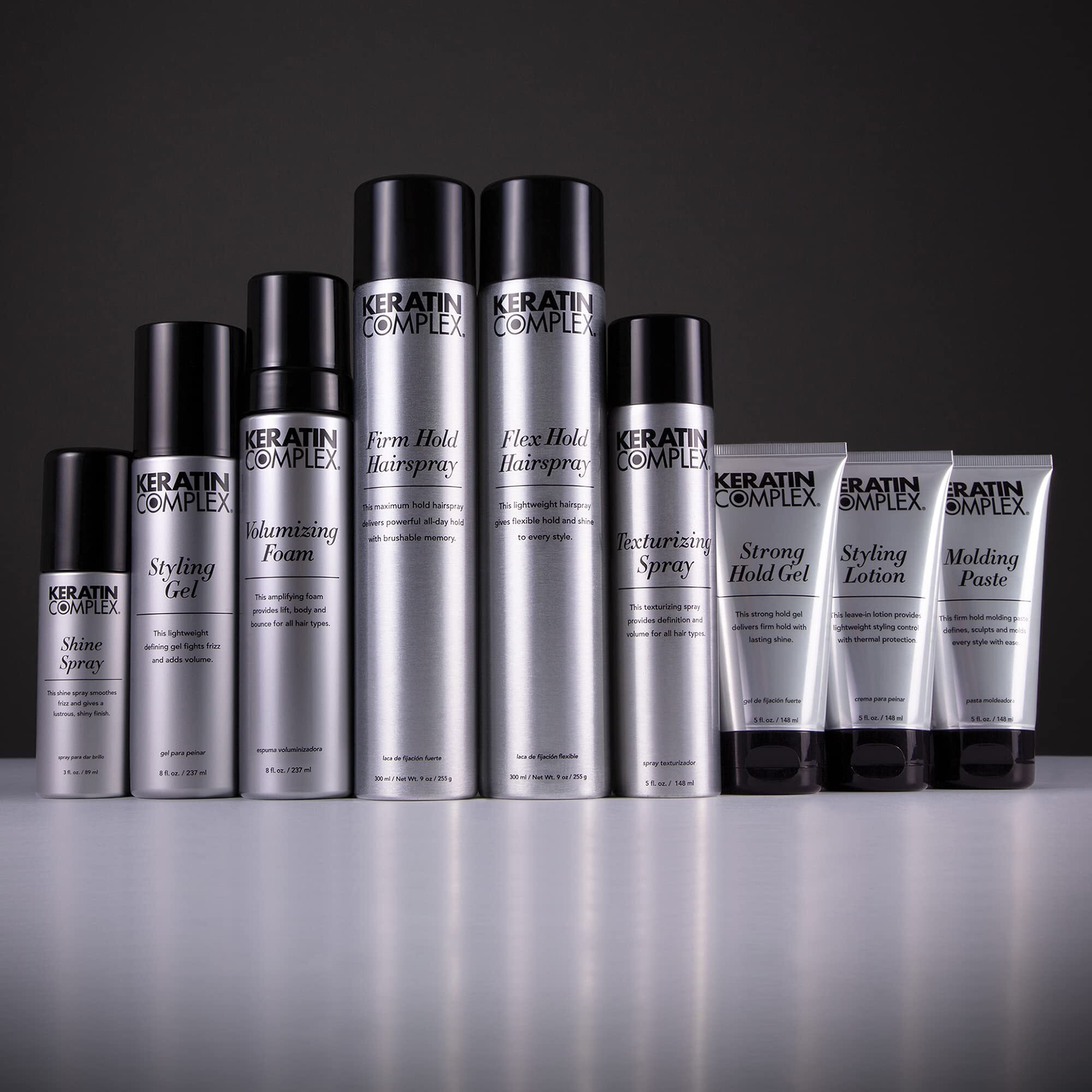 Shine Spray by Keratin Complex for Unisex - 3 oz Hairspray