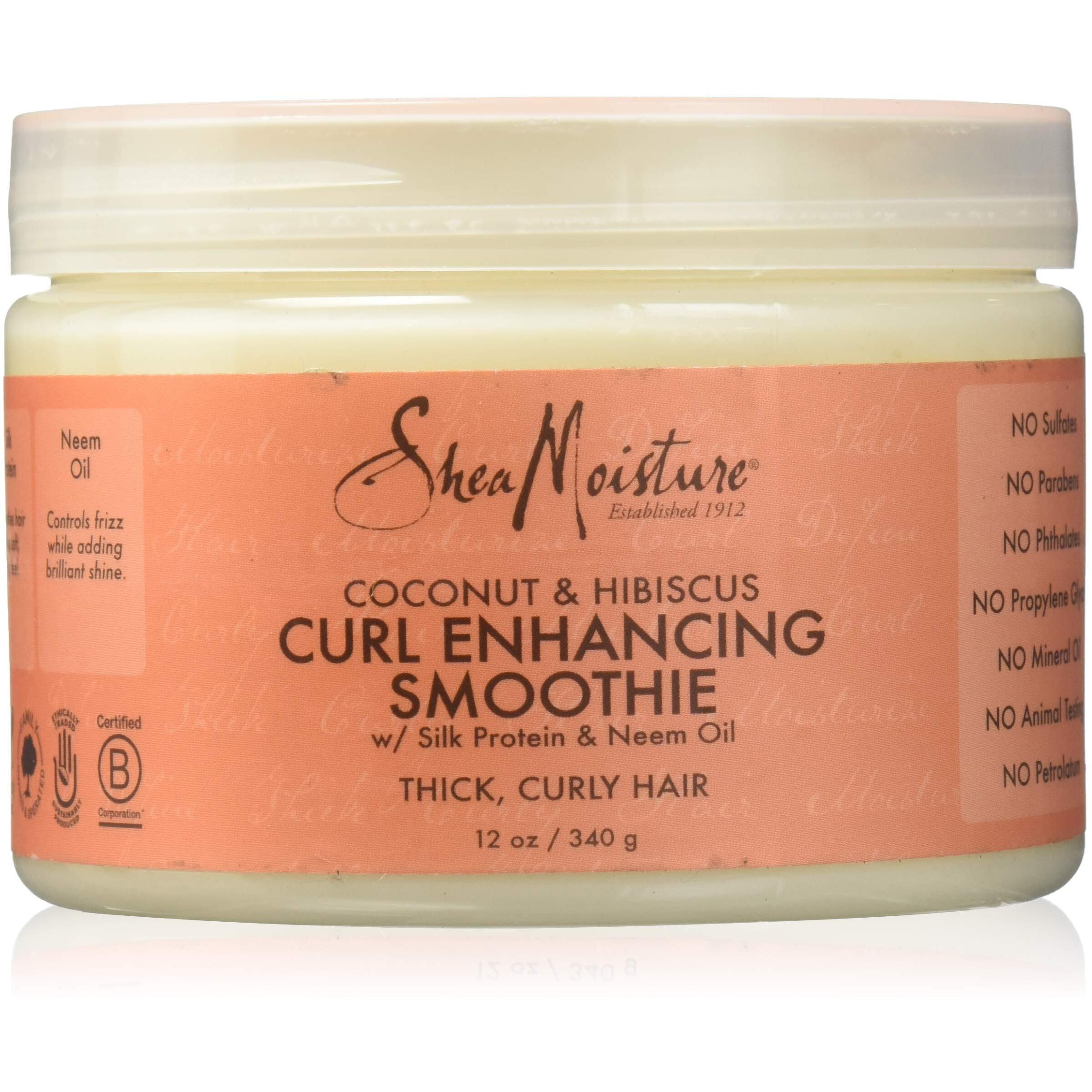 Shea Moisture Coconut and Hibiscus Curl Enhancing Smoothie, 12 Ounce