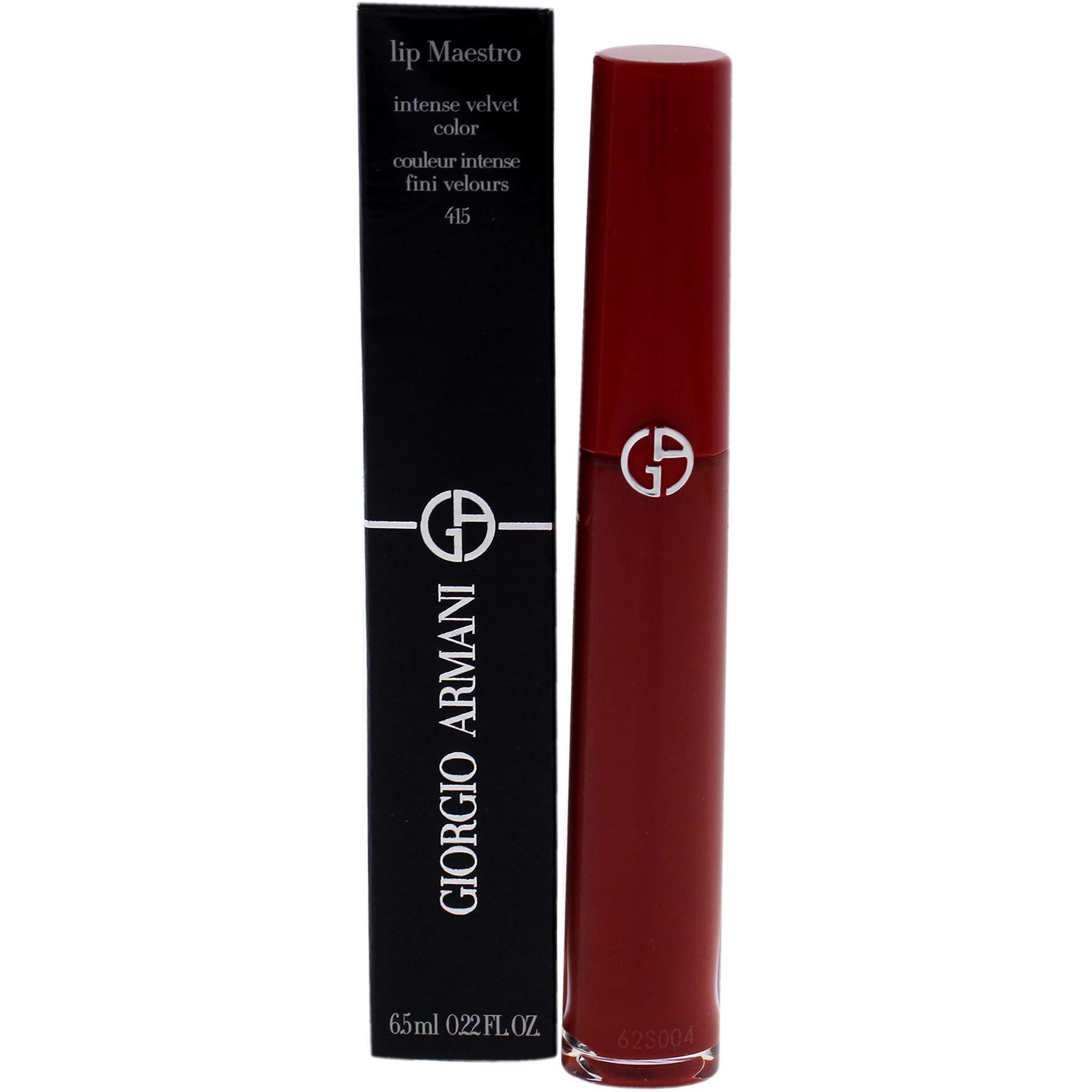 Lip Maestro Liquid Lipstick - 415 Redwood by Giorgio Armani for Women - 0.22 oz Lipstick