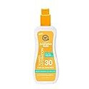 Australian Gold Spray Gel Sunscreen Moisturize Hydrate Skin, Broad Spectrum, Water Resistant, NonGreasyc, Oxybenzone Free, Cruelty Free, SPF 30, Coconut, 8 Ounce (A70892)