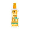 Australian Gold Spray Gel Sunscreen, Hydrate Skin, Broad Spectrum, Water Resistant, Non-Greasy, Oxybenzone Free, Cruelty Free, SPF 15, Moisturize-Max New Coconut, 8 Fl Oz (A70889)