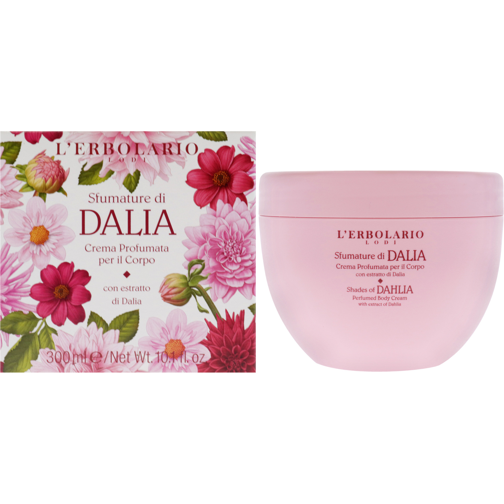 Perfumed Body Cream - Shades of Dahlia by LErbolario for Unisex - 10.1 oz Body Cream